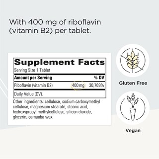 Foto 2 | Suplemento Integrative Therapeutics, Riboflavina, 400 Mg, 30 Comprimidos - Venta Internacional.