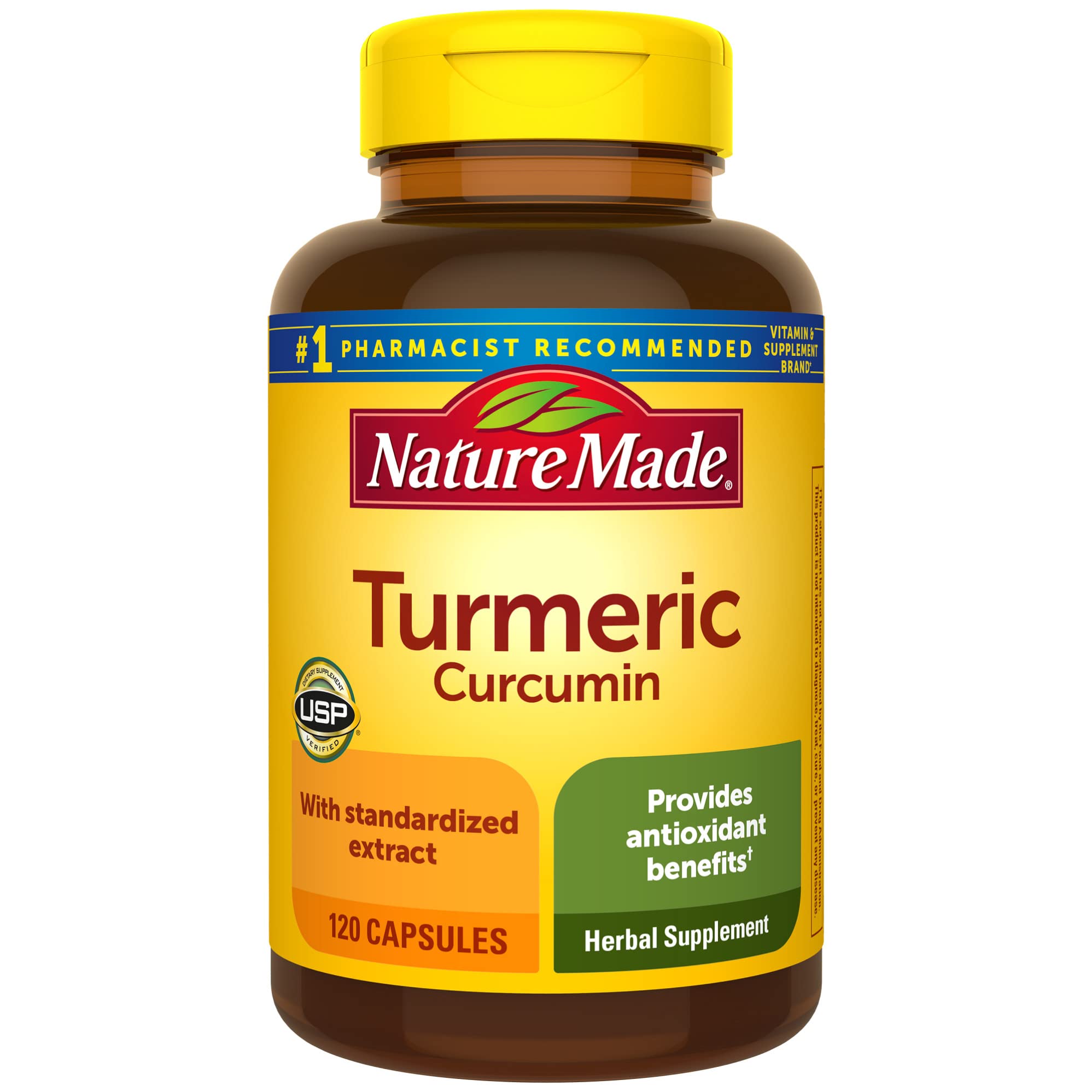 Foto 2 pulgar | Suplemento De Curcumina De Cúrcuma Hecho Por La Naturaleza, 500 Mg, 120 Cápsulas - Venta Internacional.