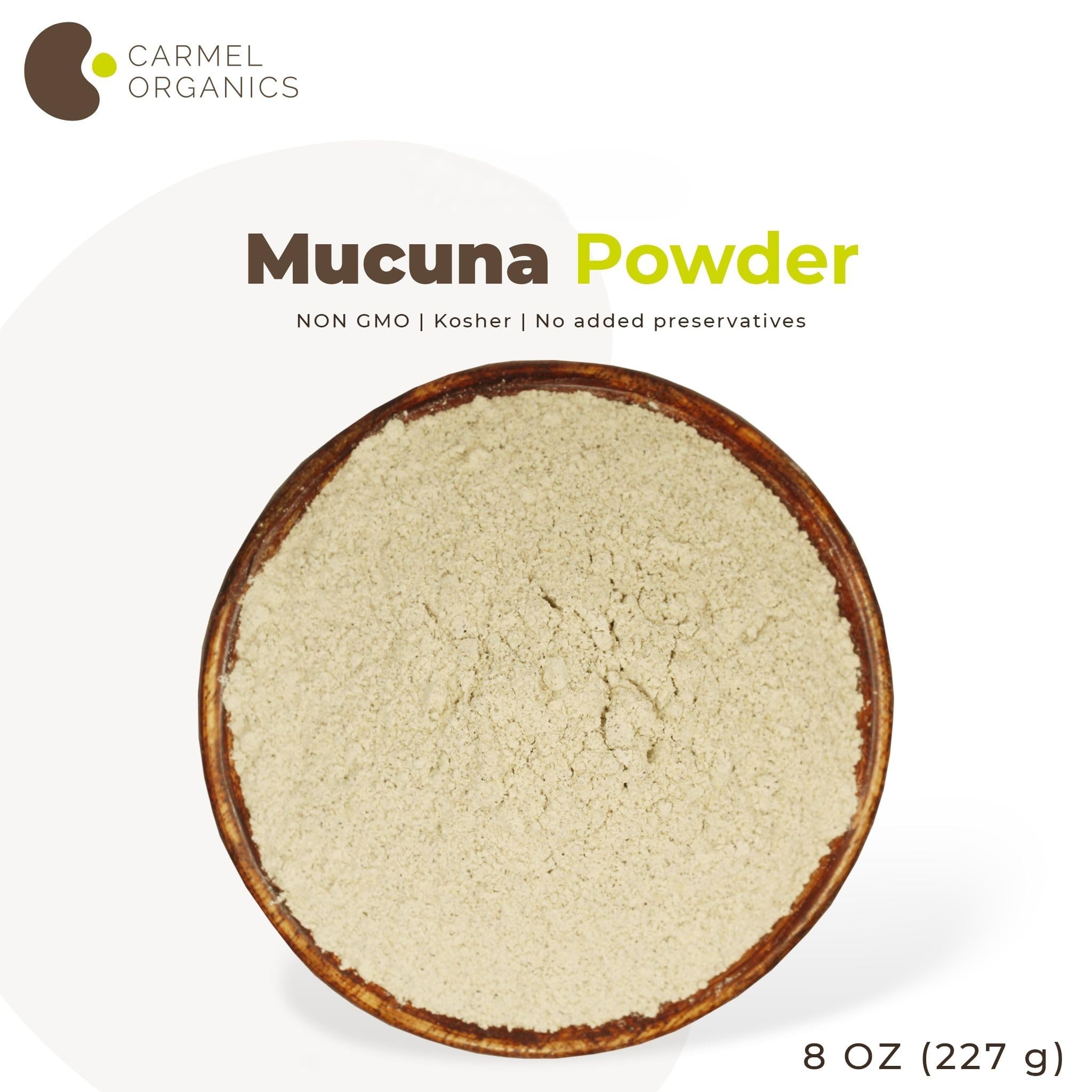Foto 5 pulgar | Semillas De Mucuna Pruriens En Polvo Carmel Organics 227 G - Venta Internacional.