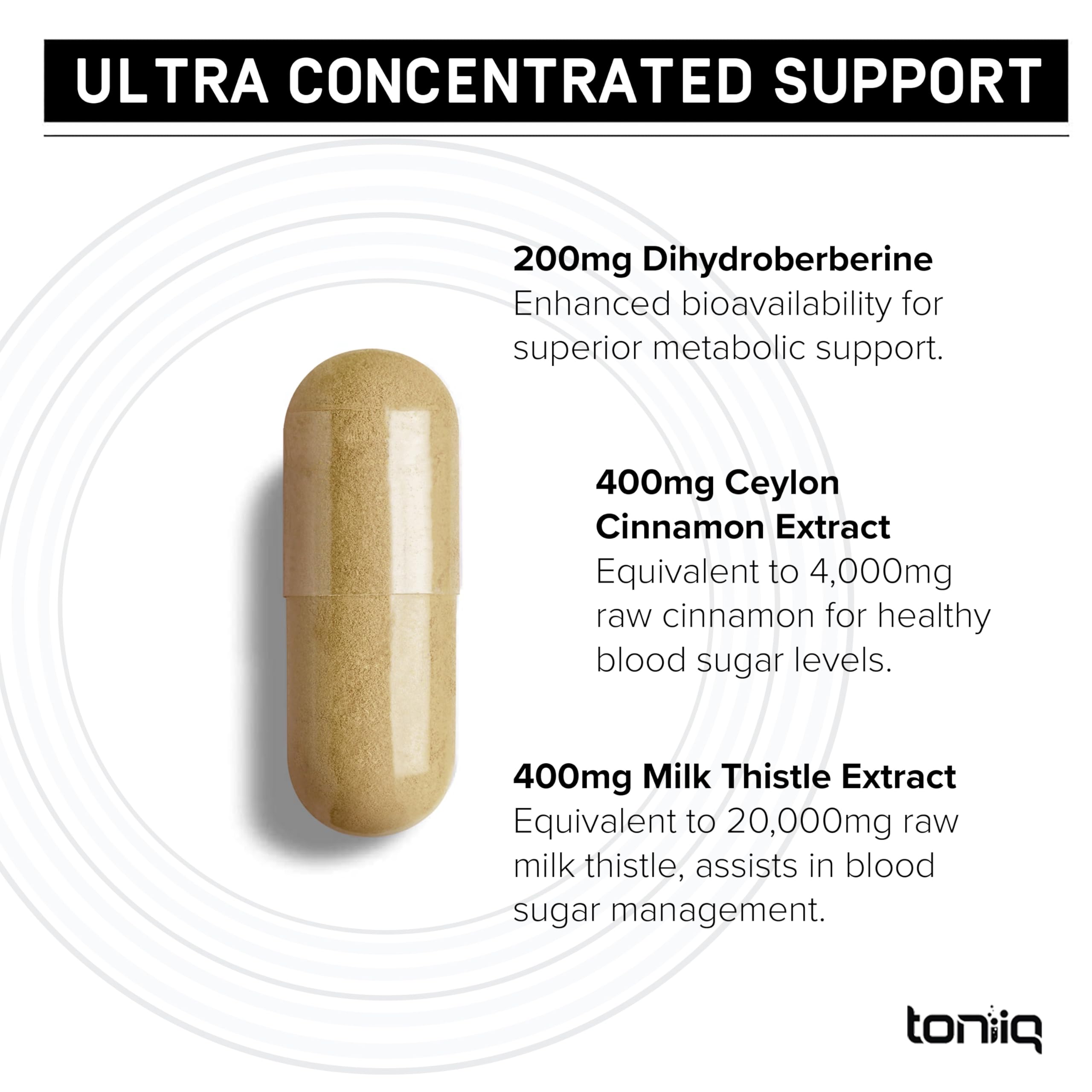 Foto 5 pulgar | Suplemento De Dihidroberberina Toniiq Ultra Concentrado 24000 Mg - Venta Internacional.