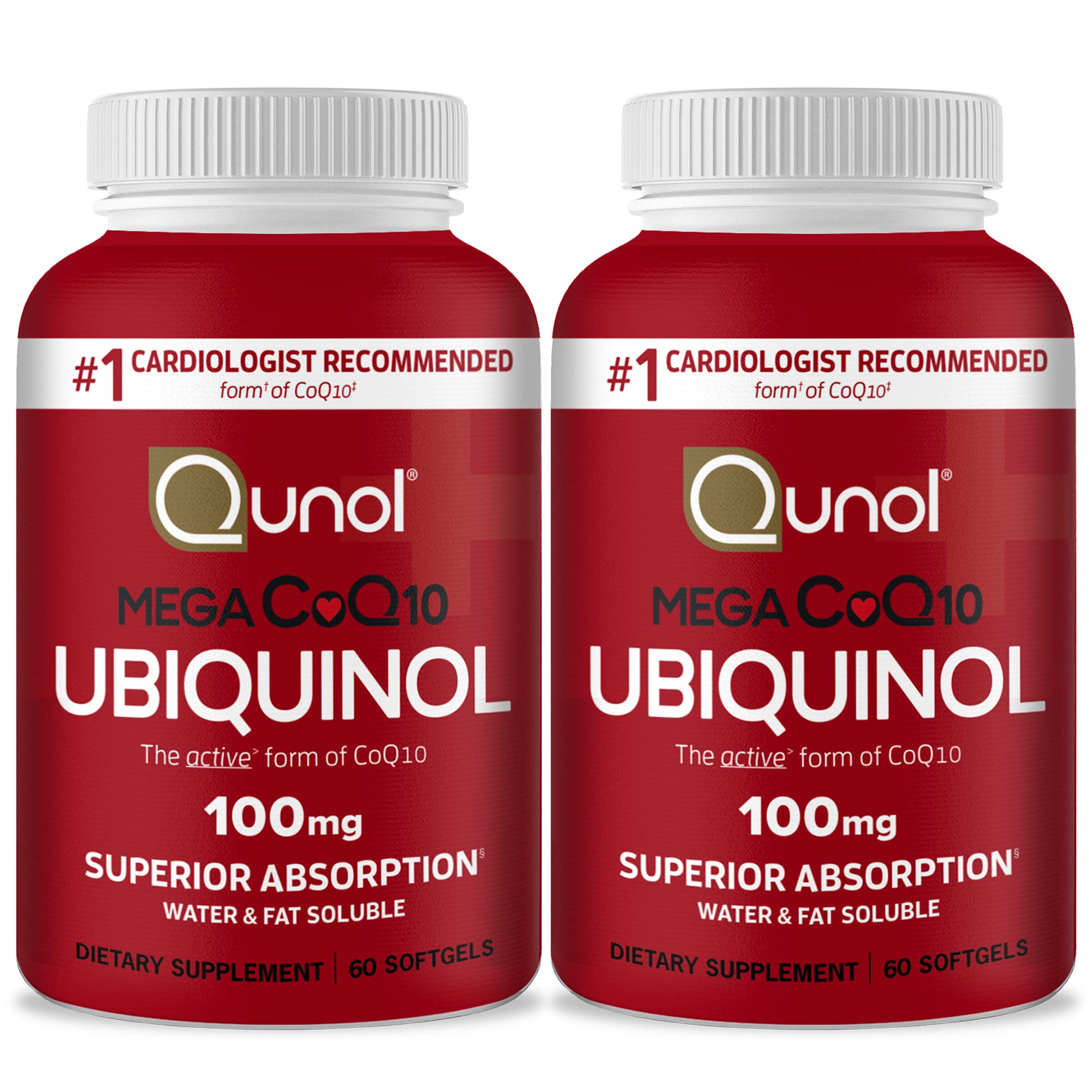 Foto 1 | Suplemento: Qunol, Ubiquinol, Coenzima Q10, 100 Mg, Cápsulas Blandas, Suministro Para 4 Meses - Venta Internacional.
