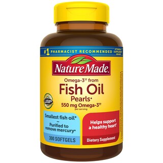 Foto 1 | Suplemento De Aceite De Pescado Omega 3 De Nature Made, 550 Mg, 300 Cápsulas Blandas - Venta Internacional.