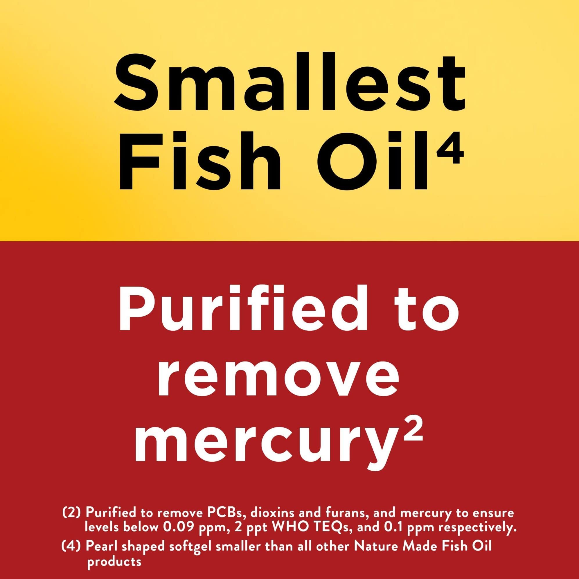 Foto 3 | Suplemento De Aceite De Pescado Omega 3 De Nature Made, 550 Mg, 300 Cápsulas Blandas - Venta Internacional.