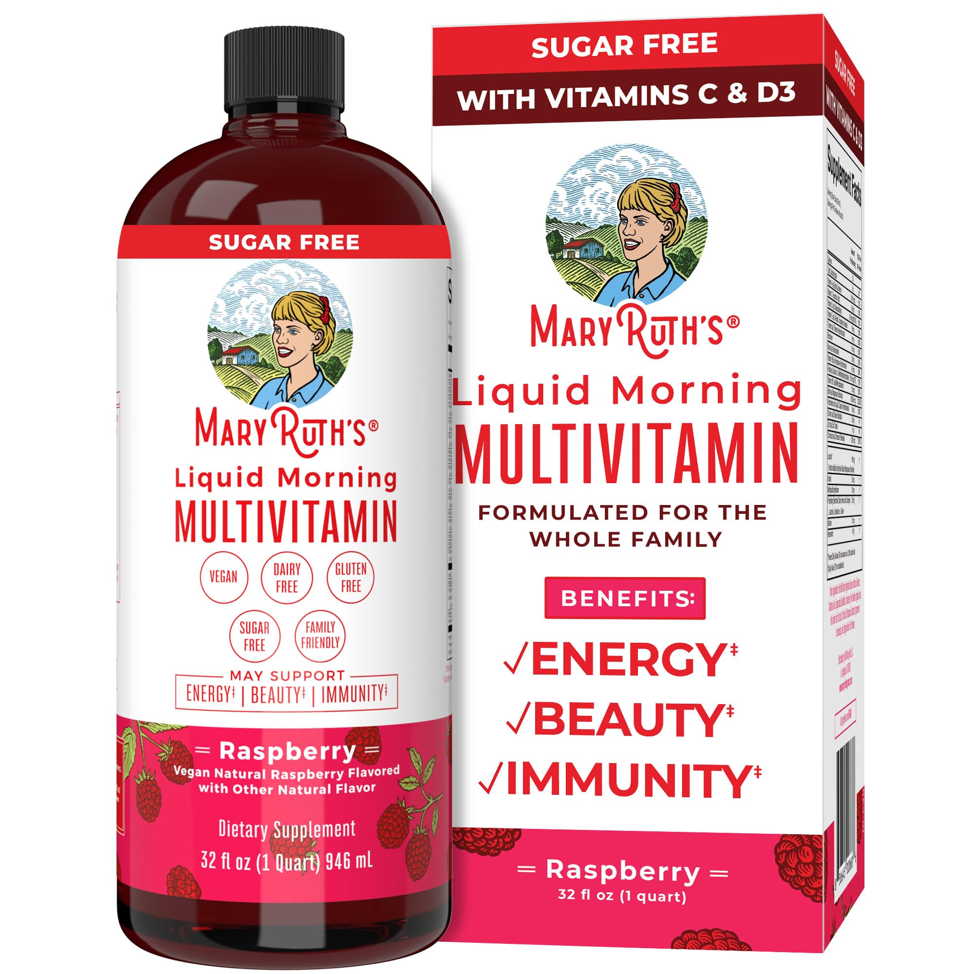 Multivitamínico Multimineral Maryruth's Liquid 960 Ml Para Mujeres, Hombres Y Niños - Venta Internacional.