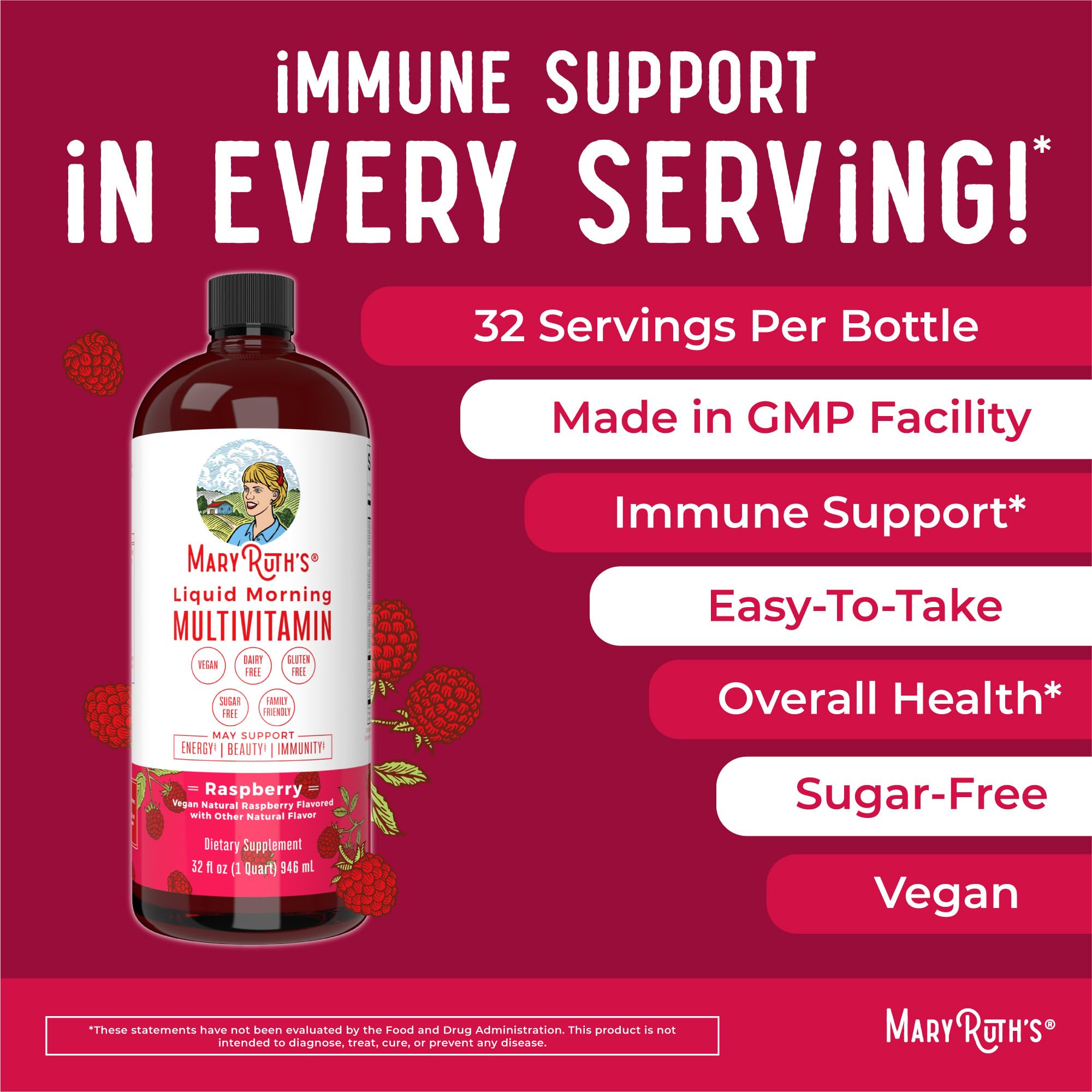 Foto 7 | Multivitamínico Multimineral Maryruth's Liquid 960 Ml Para Mujeres, Hombres Y Niños - Venta Internacional.