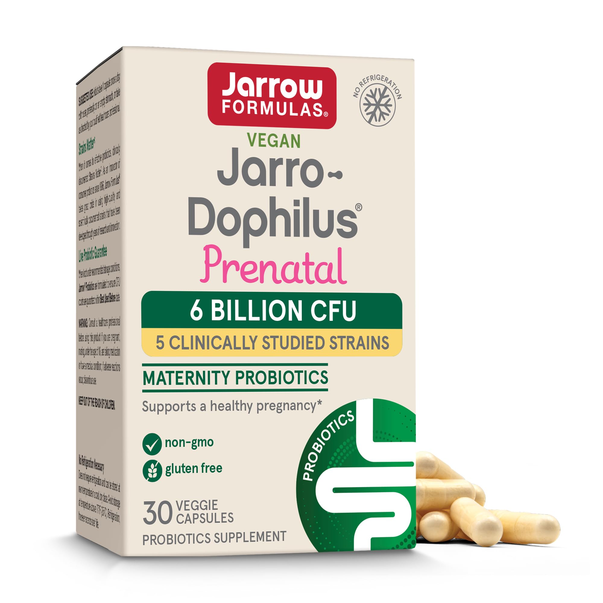 Foto 2 pulgar | Probiótico Jarrow Formulas Jarro-dophilus Prenatal 6b Cfu - Venta Internacional.