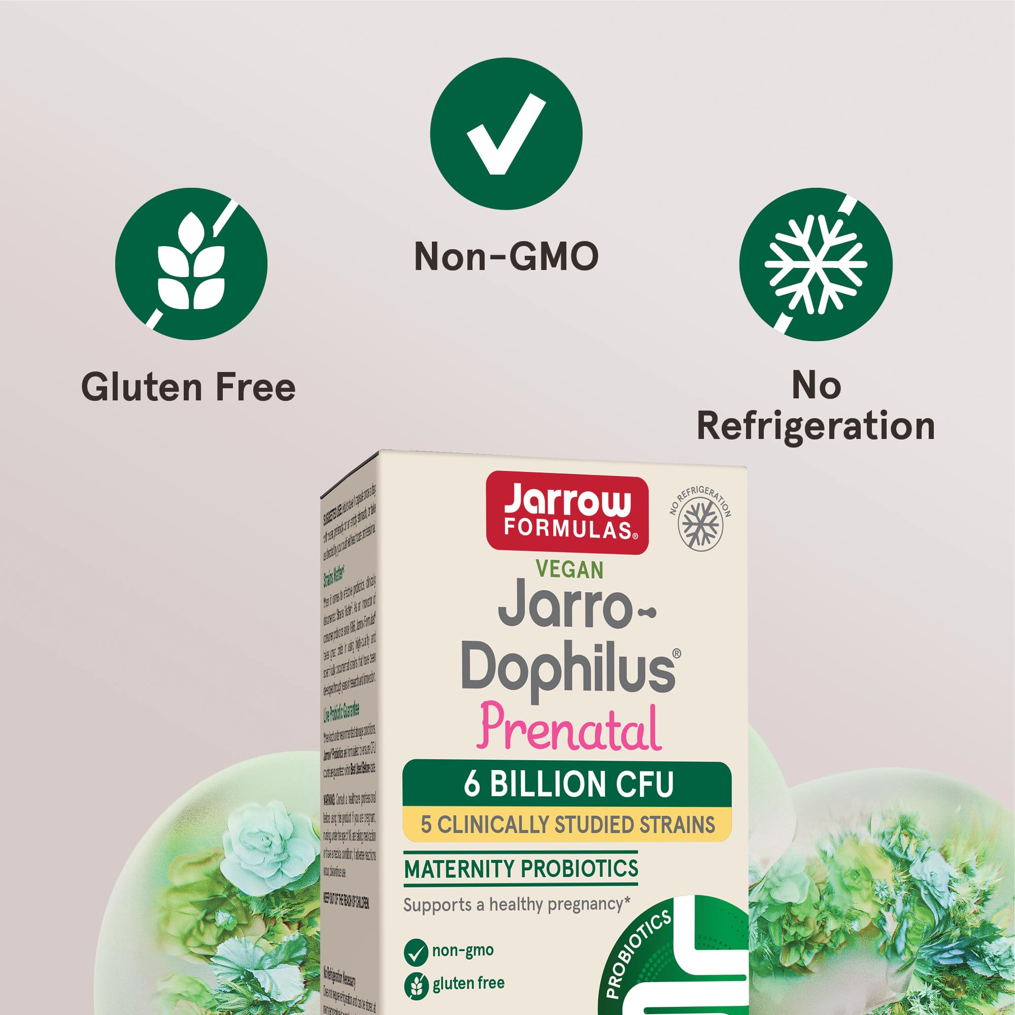 Foto 5 | Probiótico Jarrow Formulas Jarro-dophilus Prenatal 6b Cfu - Venta Internacional.