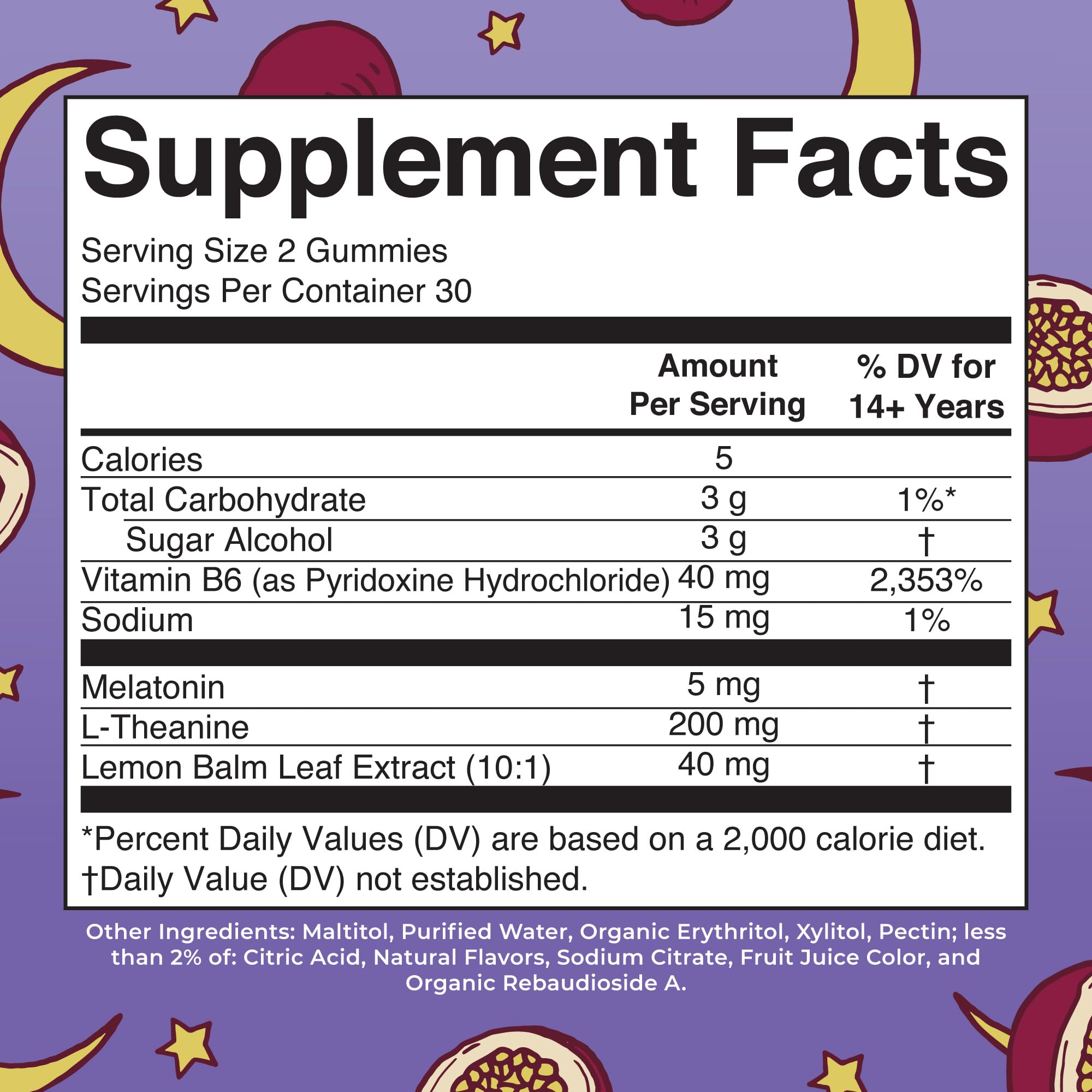Foto 6 pulgar | Sleep Gummy Maryruth Organics Melatonina 5 Mg Con L-teanina - Venta Internacional.