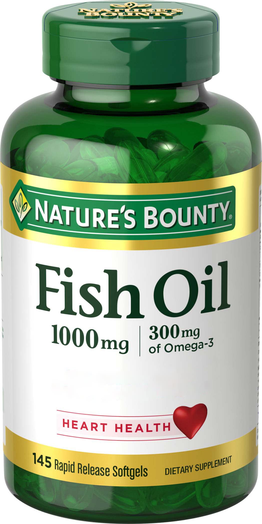 Foto 2 pulgar | Suplemento De Aceite De Pescado Nature's Bounty, 1000 Mg, 145 Cápsulas Blandas - Venta Internacional.