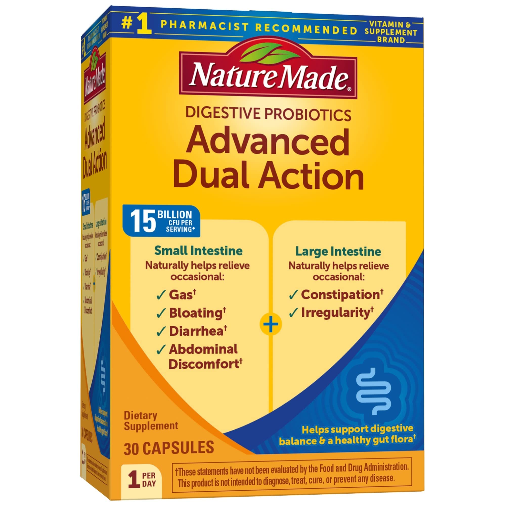 Foto 1 | Suplemento De Probióticos Digestivos Nature Made 30 Cápsulas - Venta Internacional.