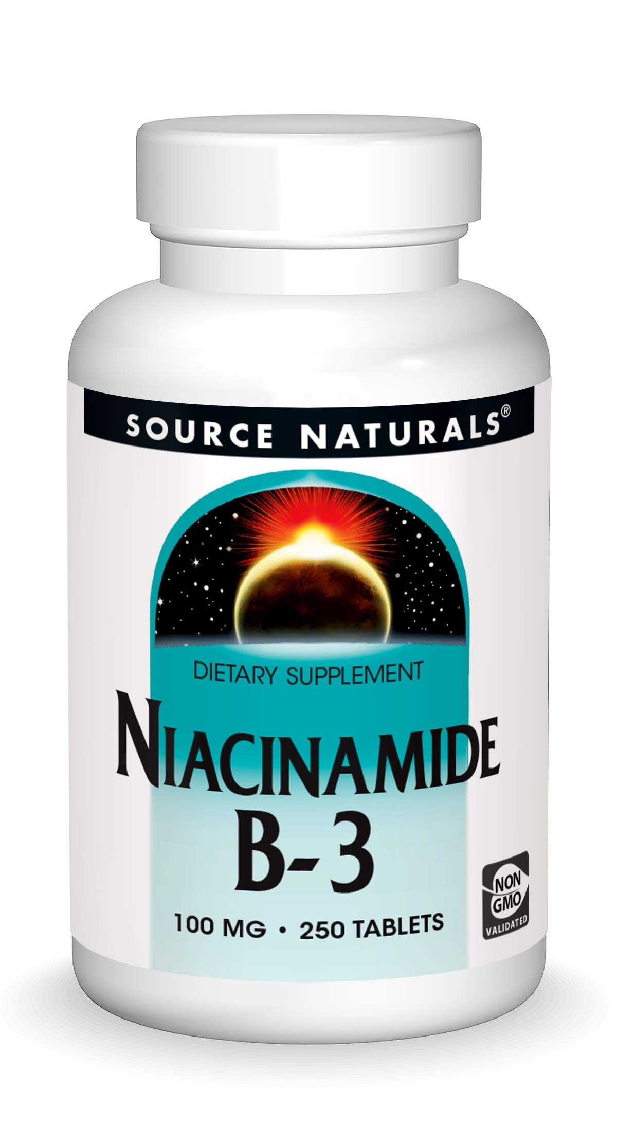 Foto 2 pulgar | Supplement Source Naturals Niacinamida B-3 100 Mg 250 Comprimidos - Venta Internacional.