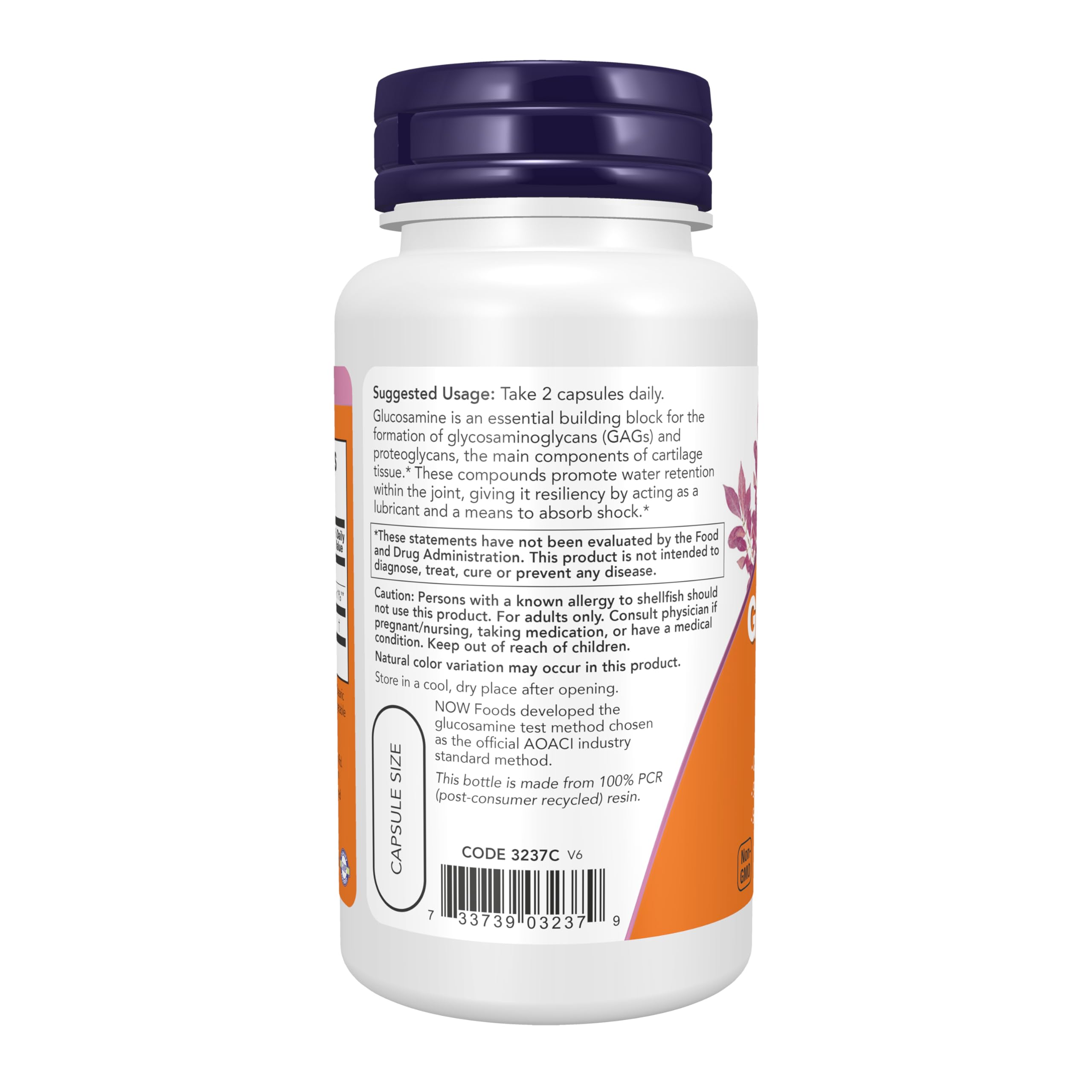 Foto 4 pulgar | 60 Cápsulas Vegetarianas De Glucosamina «1000» De Supplements Now Foods - Venta Internacional.