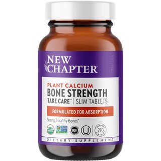 Foto 1 | Suplemento De Calcio New Chapter Bone Strength 270 Comprimidos - Venta Internacional.