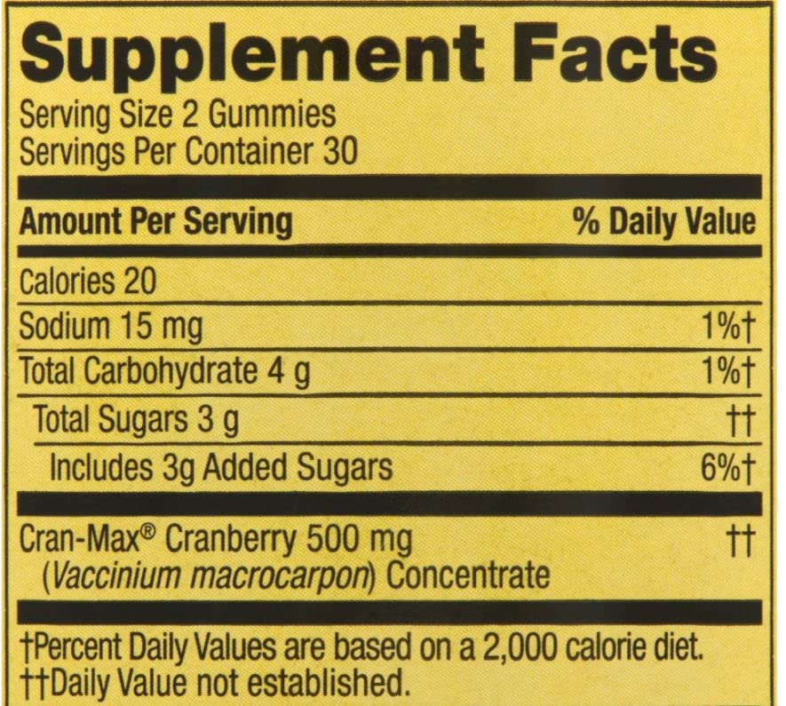 Foto 4 pulgar | Suplemento Dietético Adventure Home Spring Valley Cranberry 500 Mg - Venta Internacional.