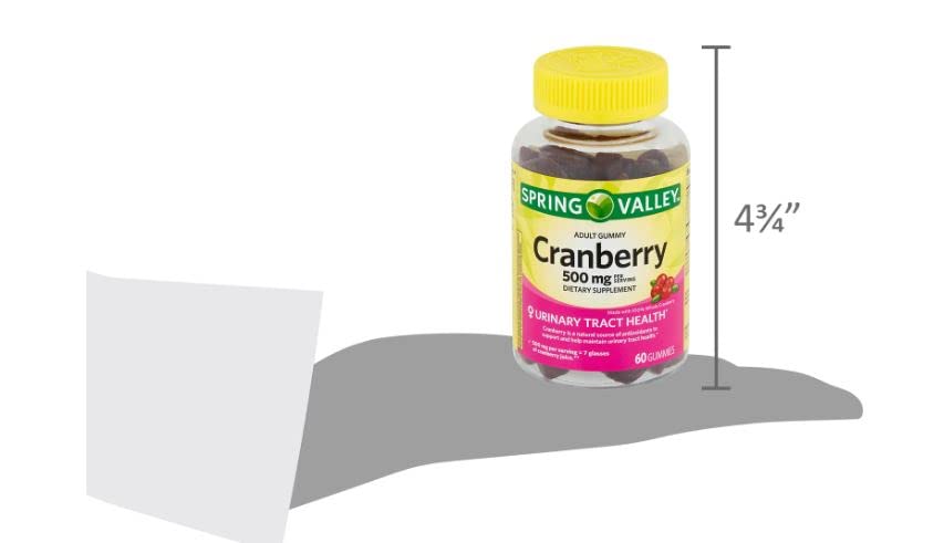 Foto 6 pulgar | Suplemento Dietético Adventure Home Spring Valley Cranberry 500 Mg - Venta Internacional.