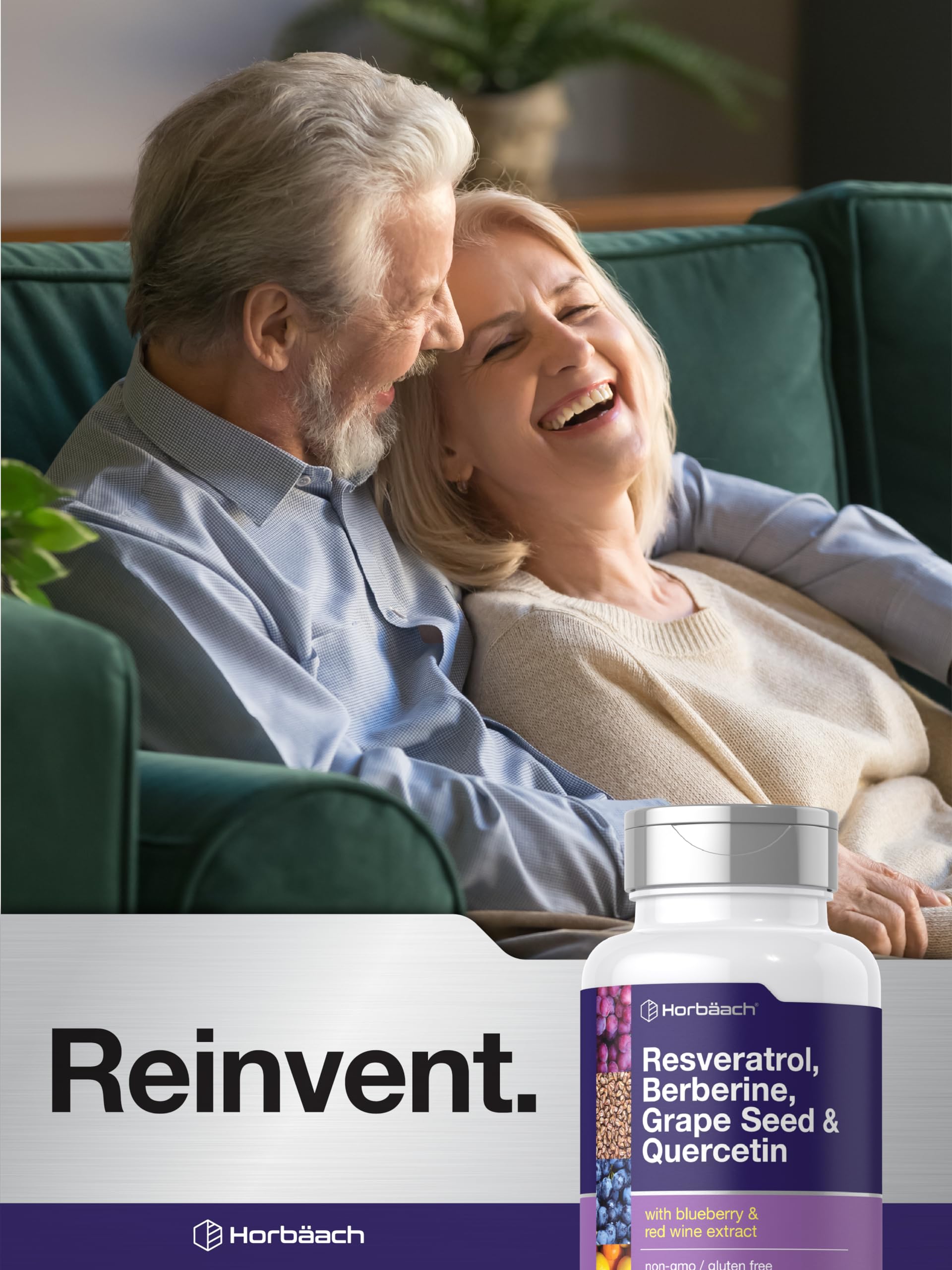Foto 8 pulgar | Suplemento Horbäach, Resveratrol, Berberina, Semillas De Uva, 120 Cápsulas - Venta Internacional.