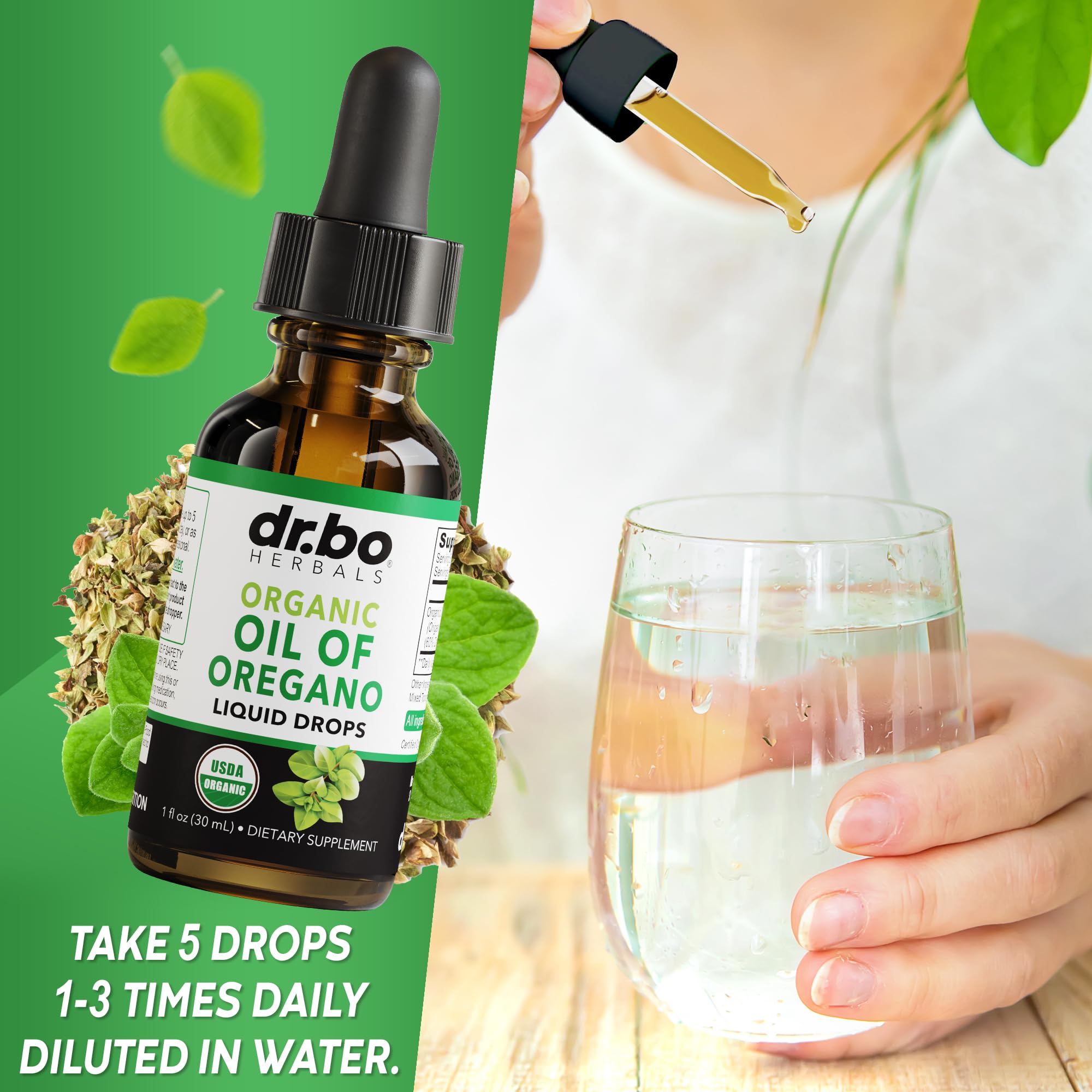 Foto 7 | Suplemento Líquido Orgánico De Aceite De Orégano Dr. Bo, 30 Ml, 6 Meses - Venta Internacional.
