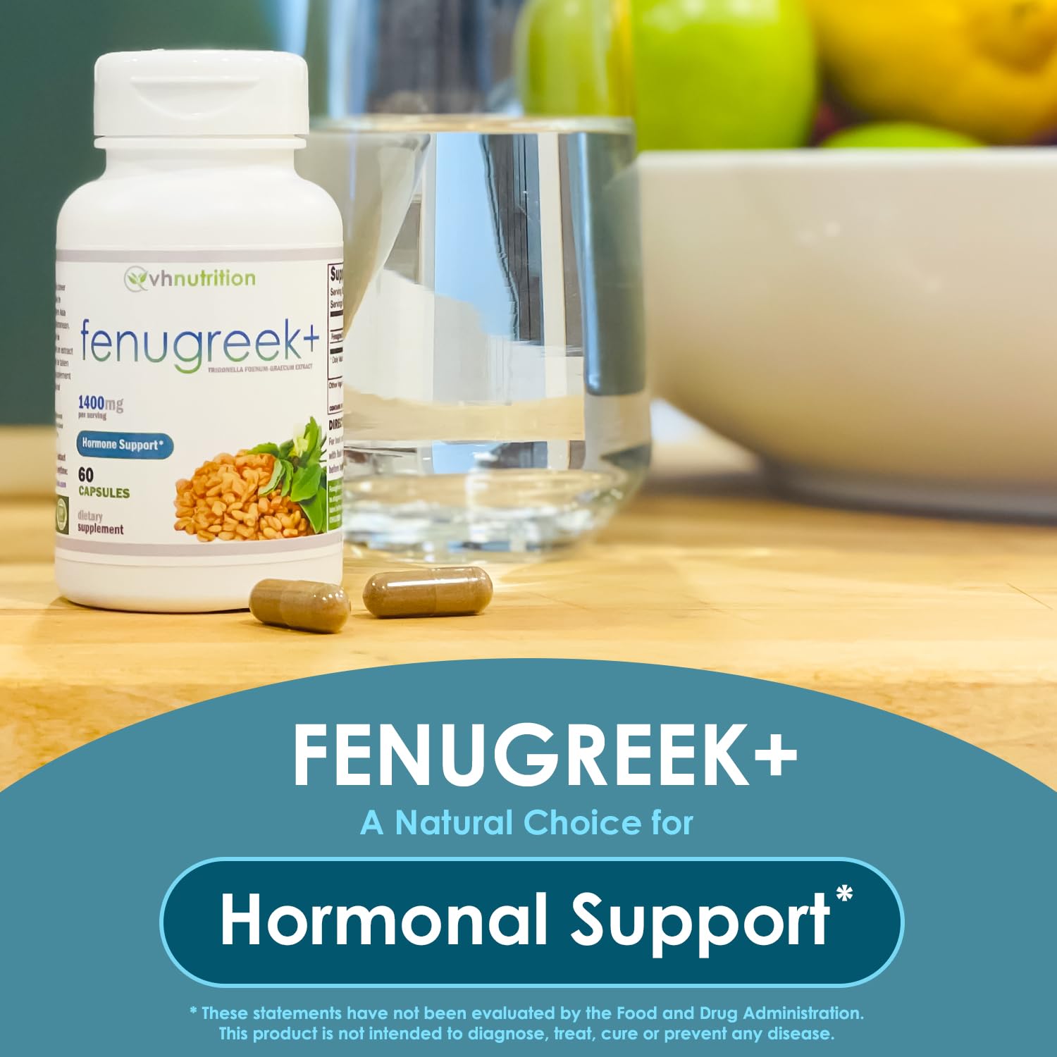 Foto 3 pulgar | Suplemento Vh Nutrition Fenugreek+ 1400 Mg Para Lactancia, 60 Cápsulas - Venta Internacional.