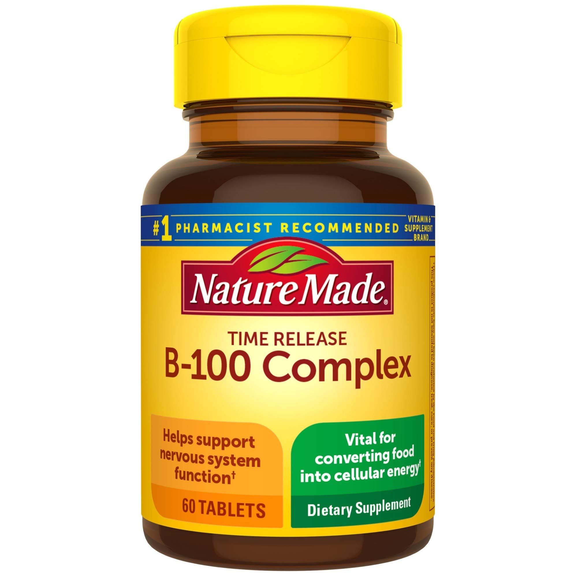 Foto 2 pulgar | Suplemento Nature Made Complex B-100 de 60 Tabletas - Venta Internacional