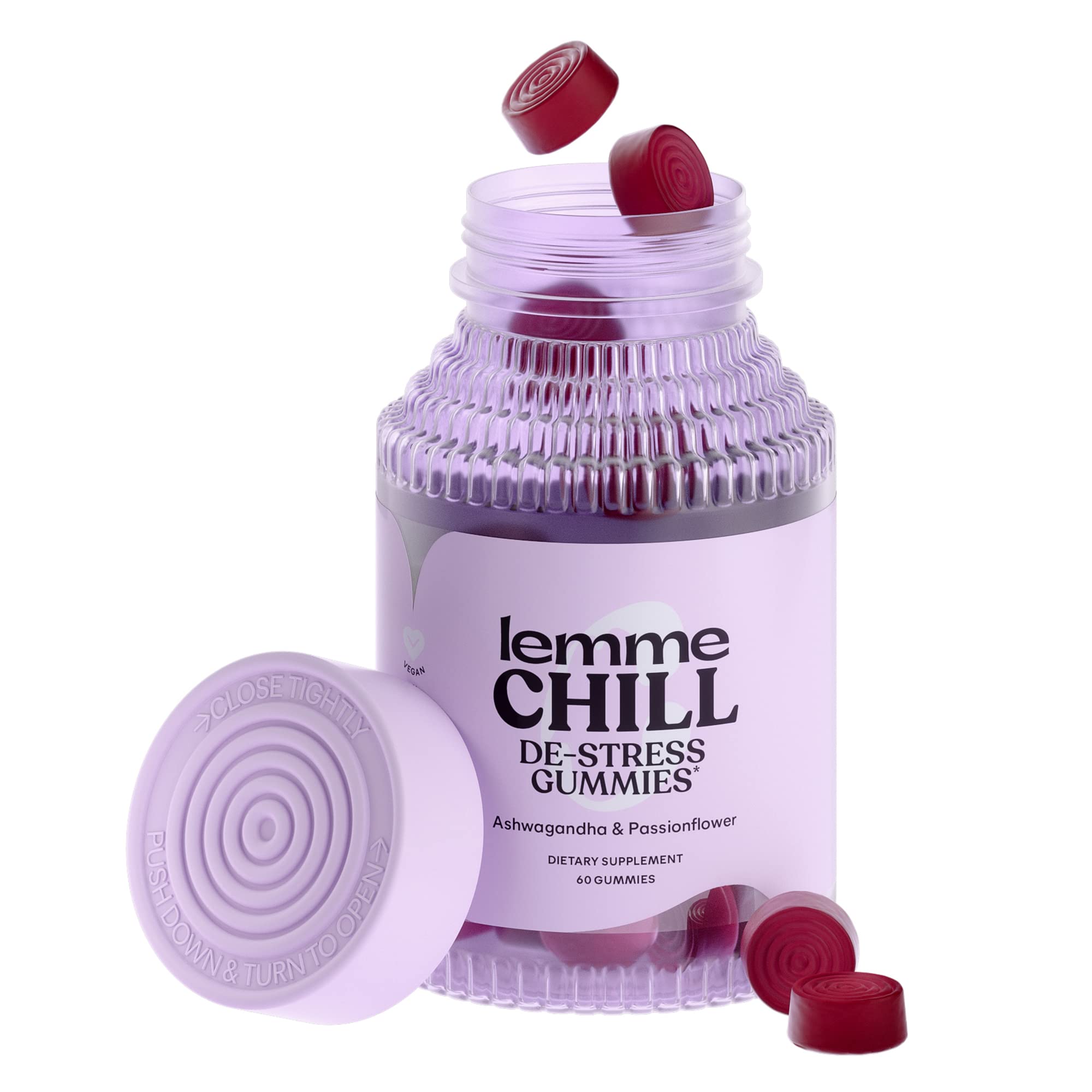 Gomitas Lemme Chill Stress Relief Con 300 Mg De Ksm-66 Ashwagan - Venta Internacional.