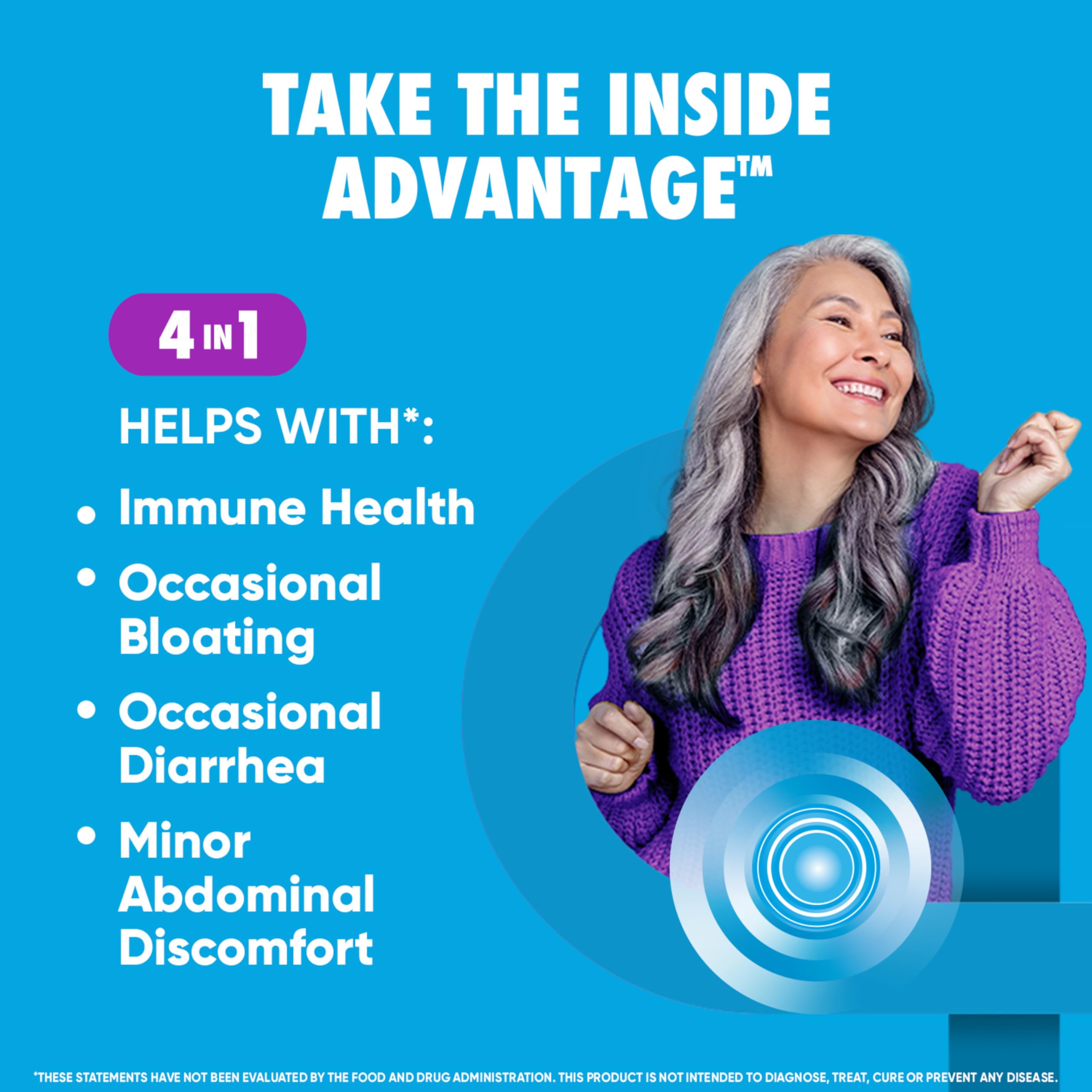 Foto 3 pulgar | Probiotic Digestive Advantage Digestive Health, Cápsulas De 30 Unidades - Venta Internacional.
