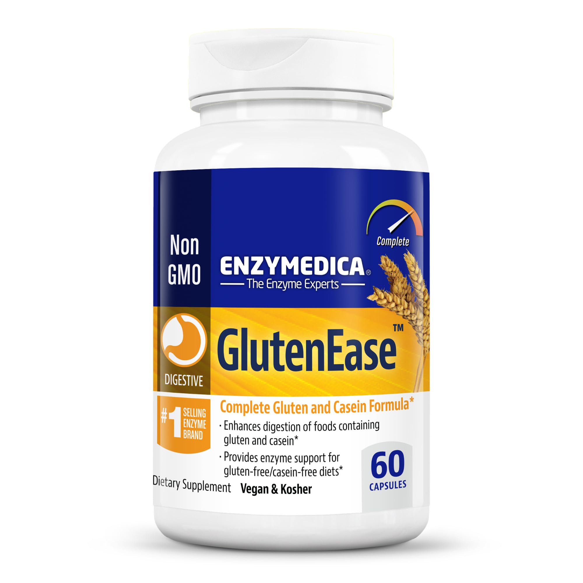 Foto 2 pulgar | Suplemento Enzymedica Glutenease Para Enzimas Digestivas 60 Cápsulas - Venta Internacional.