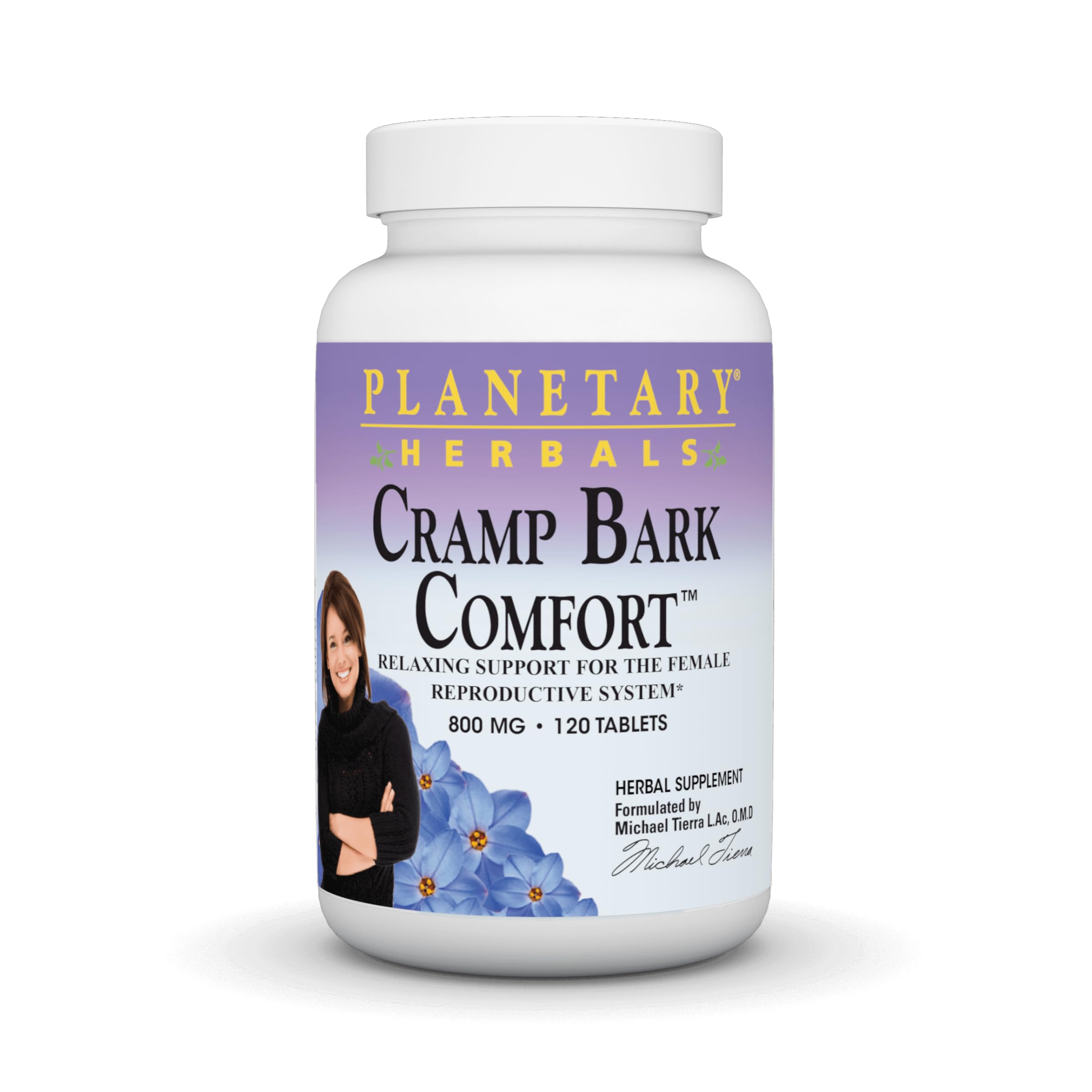 Foto 2 pulgar | Suplemento Planetary Herbals Cramp Bark Comfort 120 Comprimidos - Venta Internacional.