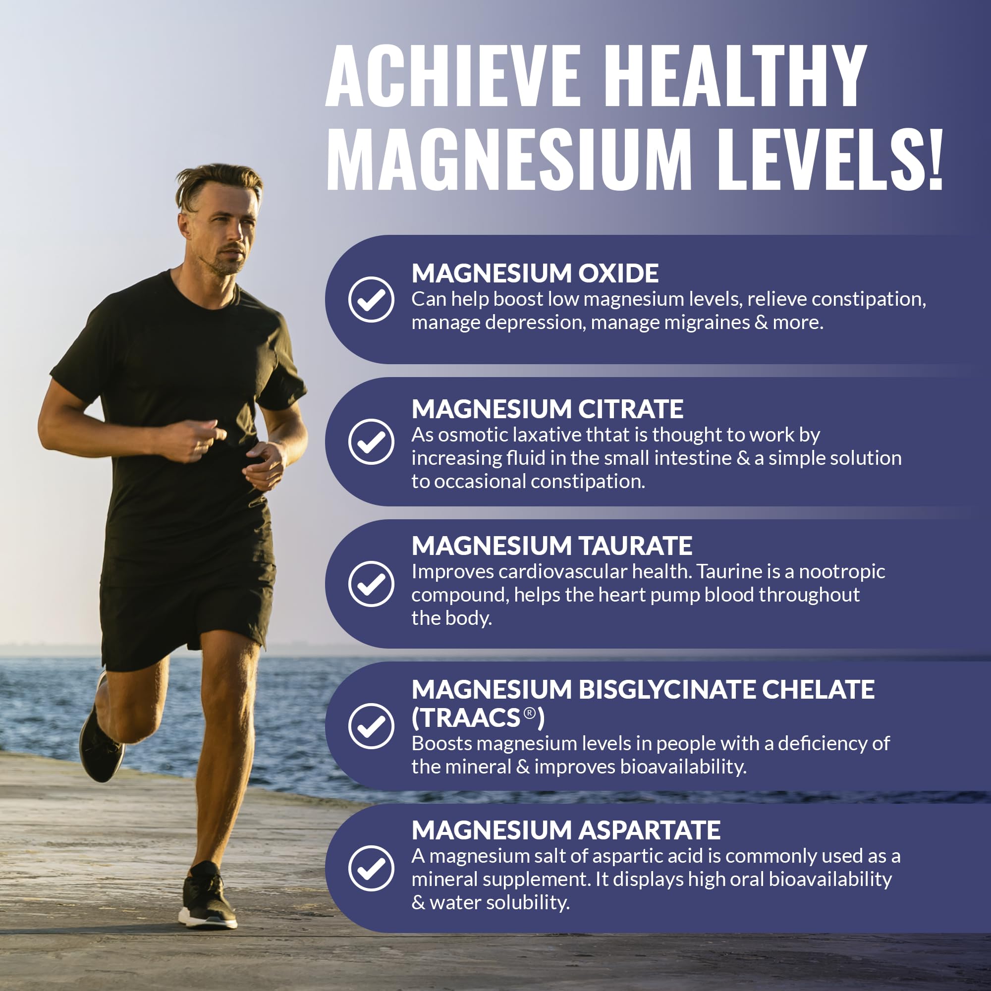 Foto 5 pulgar | Suplemento Benevolent Magnesium Complex 500 Mg 120 Cápsulas - Venta Internacional.