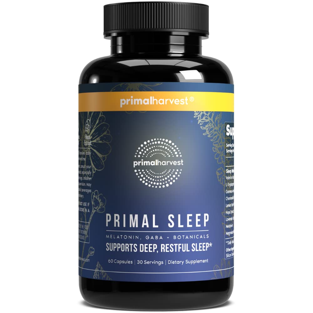 Foto 1 | Suplemento De Apoyo Al Sueño Primal Harvest Primal 60 Cápsulas - Venta Internacional.
