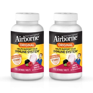 Foto 1 | Suplemento: Tabletas Masticables Airborne Berry 116x2 1000 Mg - Venta Internacional.