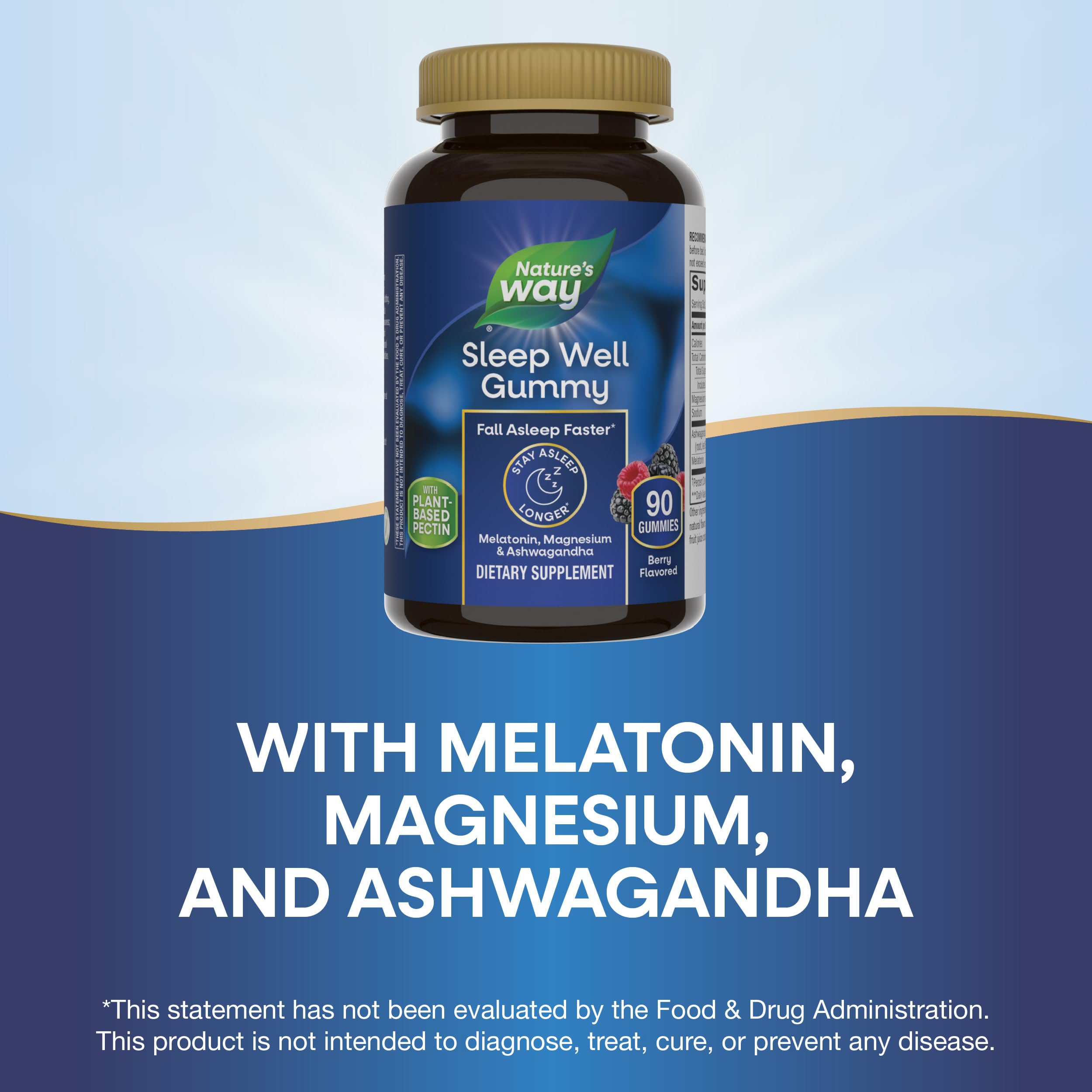 Foto 4 | Gomitas Sleep Support Nature's Way Sleep Well 90 Gomitas - Venta Internacional.