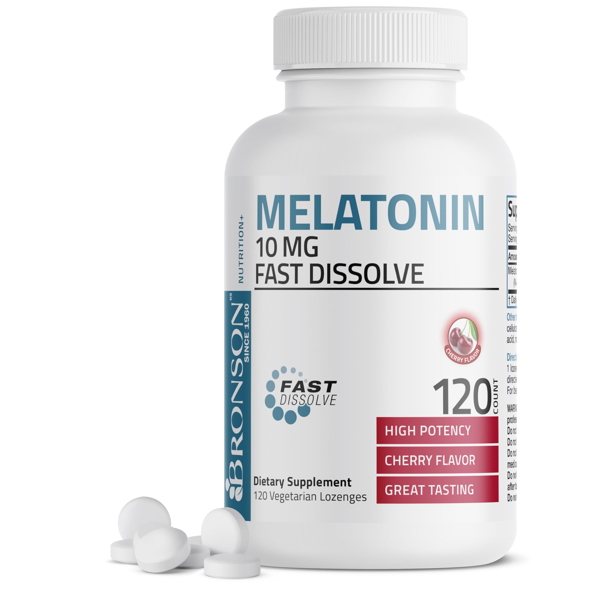 Foto 2 pulgar | Suplemento Bronson Melatonin, 10 Mg, Tabletas De Disolución Rápida, 120 - Venta Internacional.