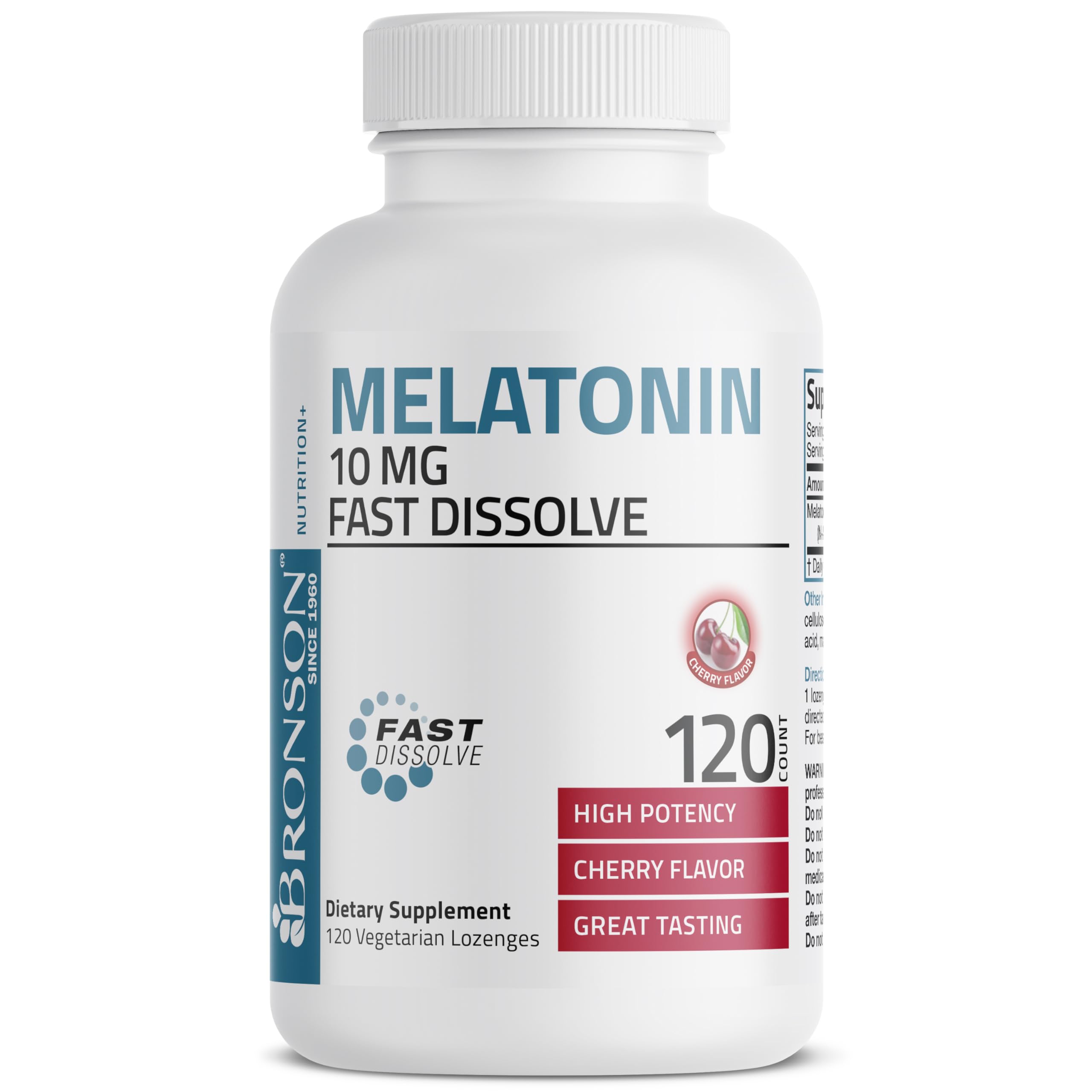 Foto 4 pulgar | Suplemento Bronson Melatonin, 10 Mg, Tabletas De Disolución Rápida, 120 - Venta Internacional.