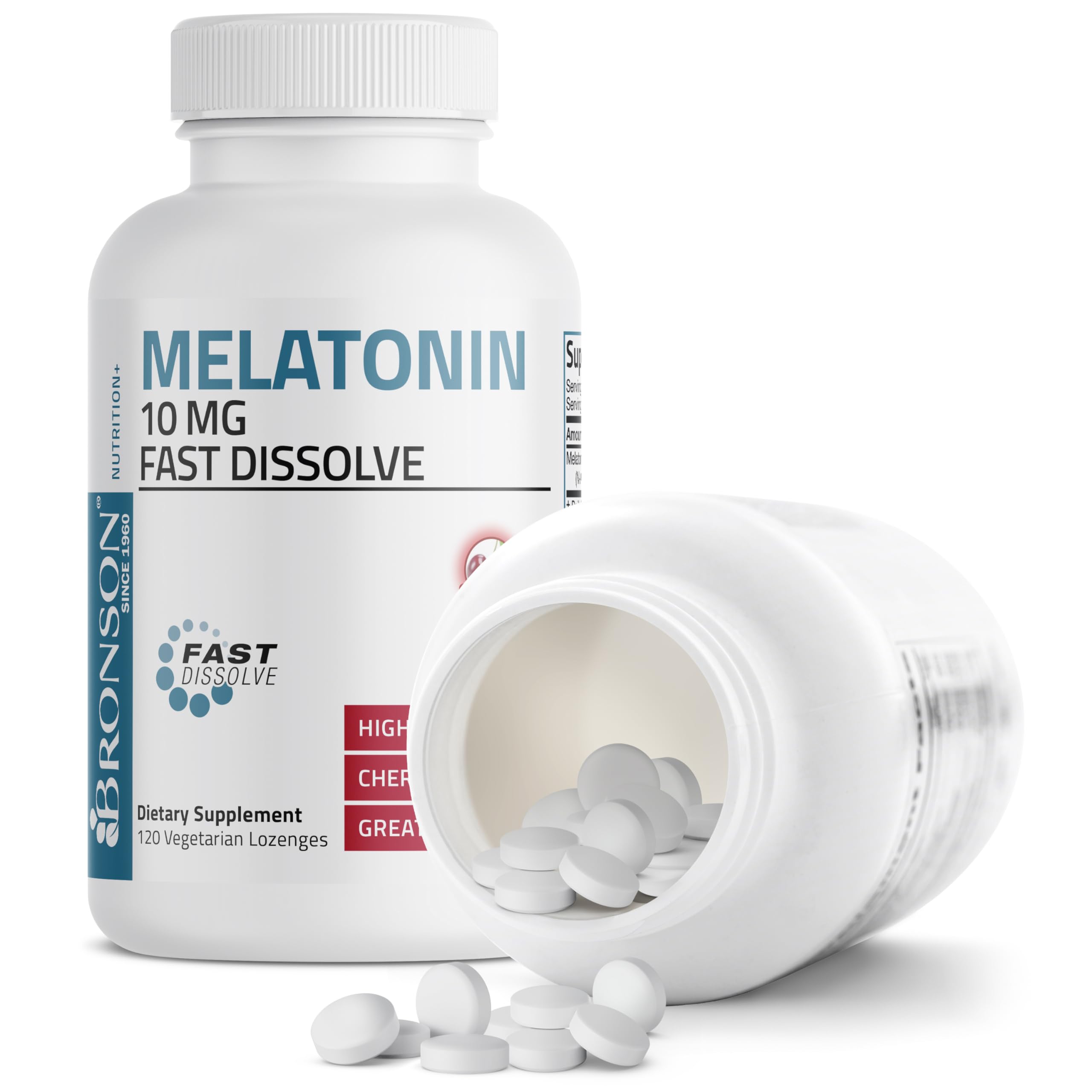 Foto 6 pulgar | Suplemento Bronson Melatonin, 10 Mg, Tabletas De Disolución Rápida, 120 - Venta Internacional.
