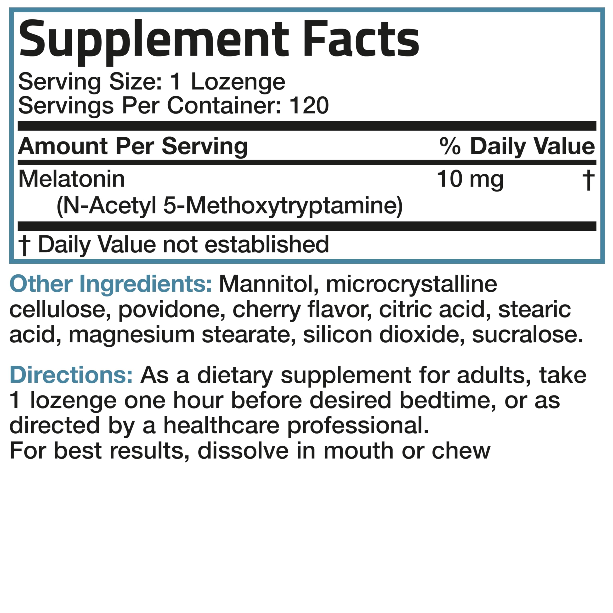 Foto 7 pulgar | Suplemento Bronson Melatonin, 10 Mg, Tabletas De Disolución Rápida, 120 - Venta Internacional.