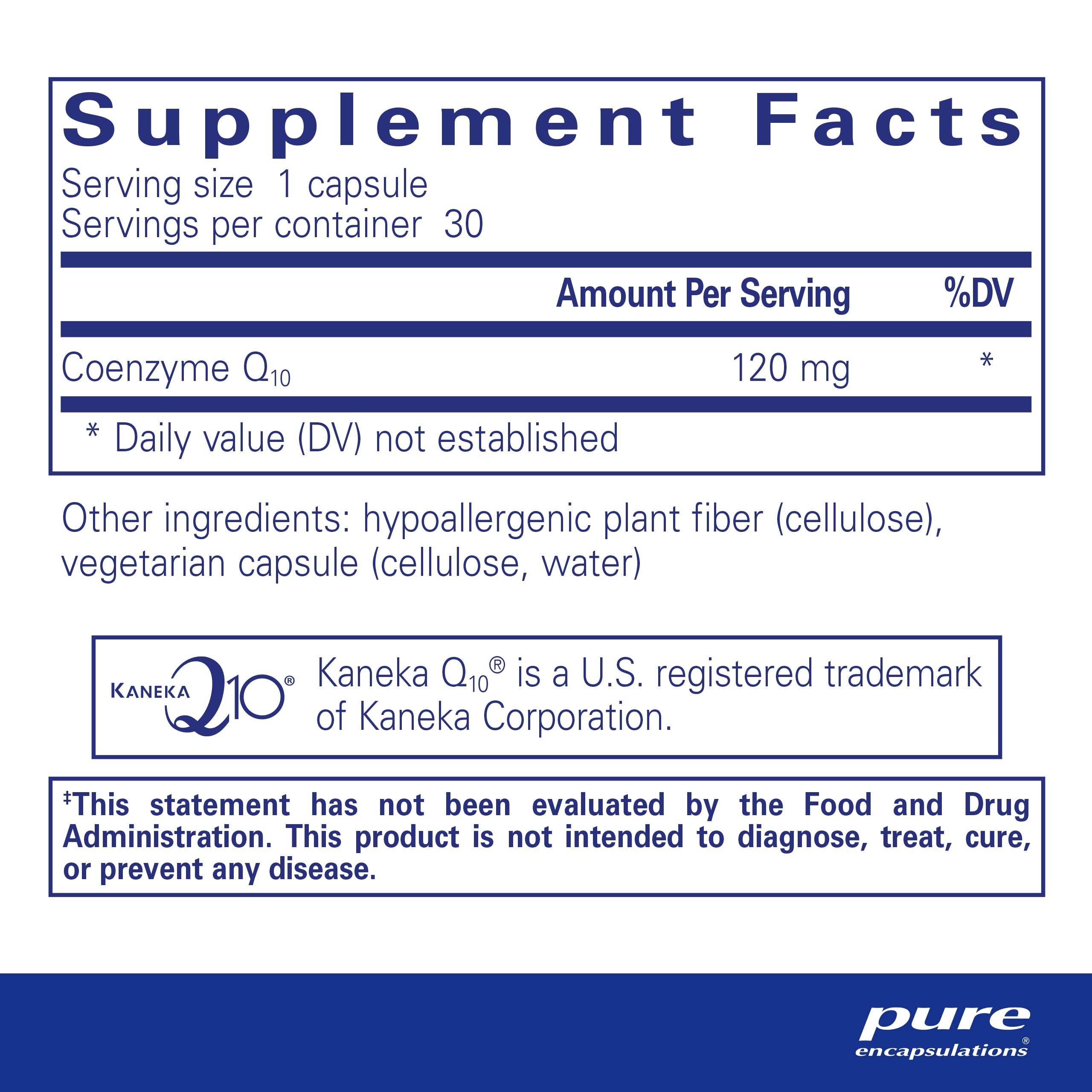 Foto 3 pulgar | Suplemento De 120 Mg De Coq10 De Pure Encapsulations Para La Salud Del Corazón - Venta Internacional.