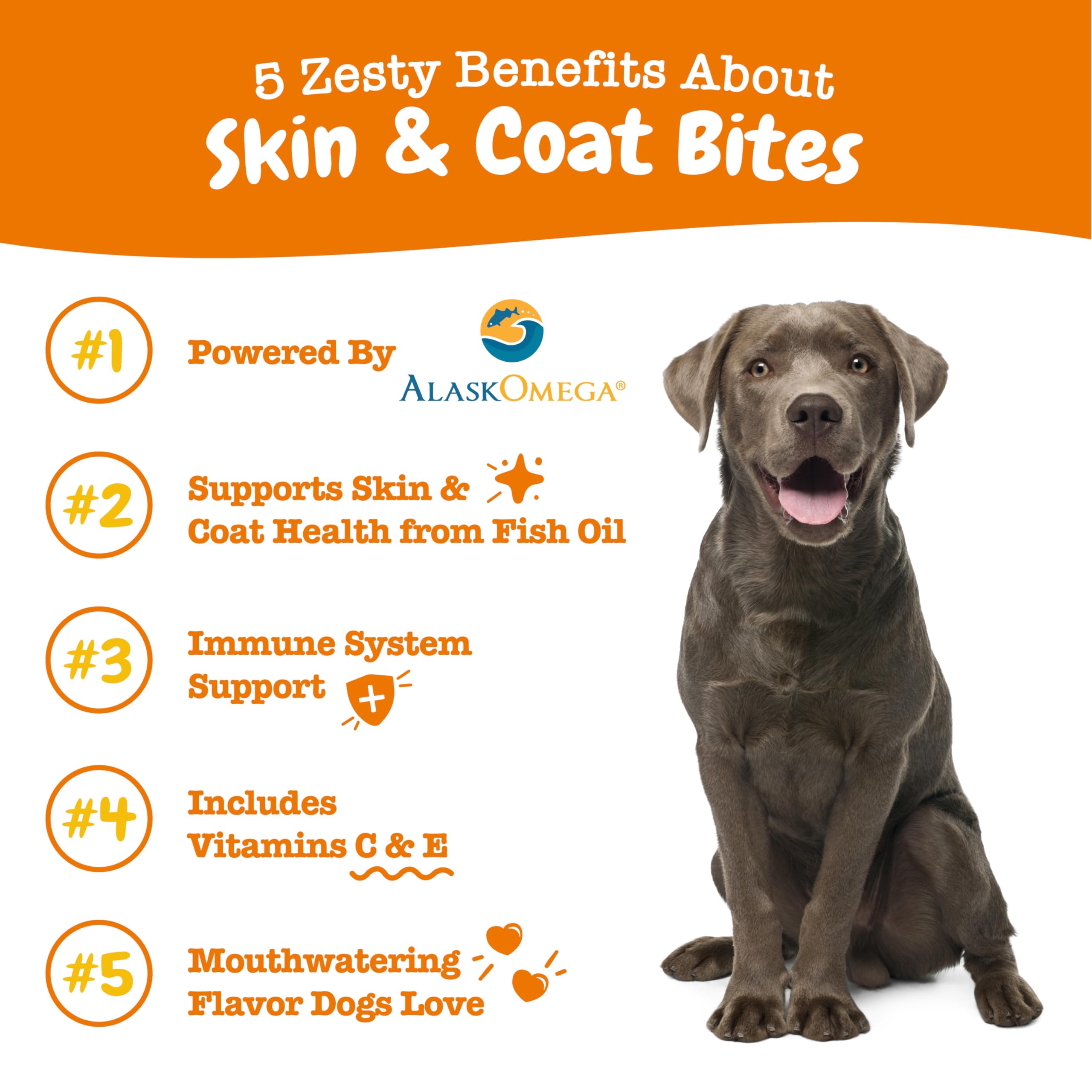 Foto 2 | Suplemento De Aceite De Pescado Omega 3 De Zesty Paws, 90 Cápsulas Masticables Blandas Para Perros - Venta Internacion