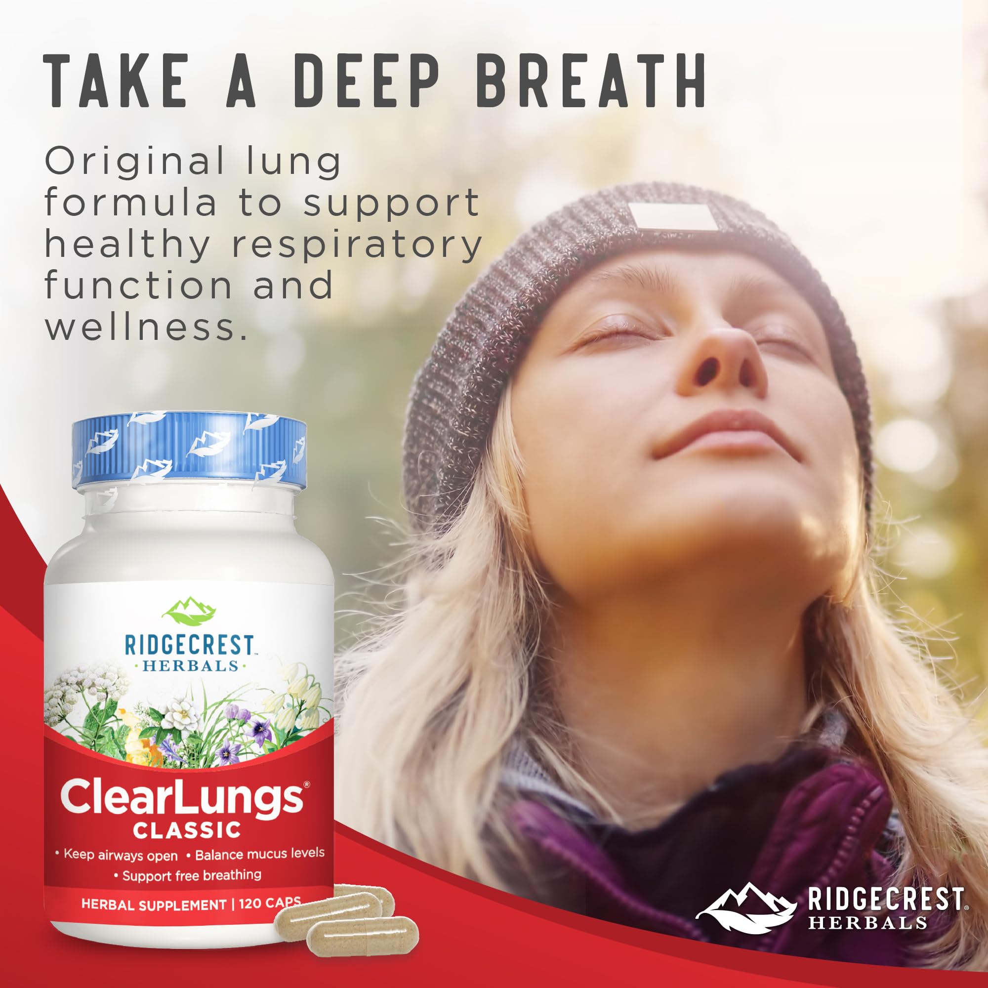 Foto 7 pulgar | Suplemento Ridgecrest Herbals Clearlungs Classic 120 Cápsulas - Venta Internacional.