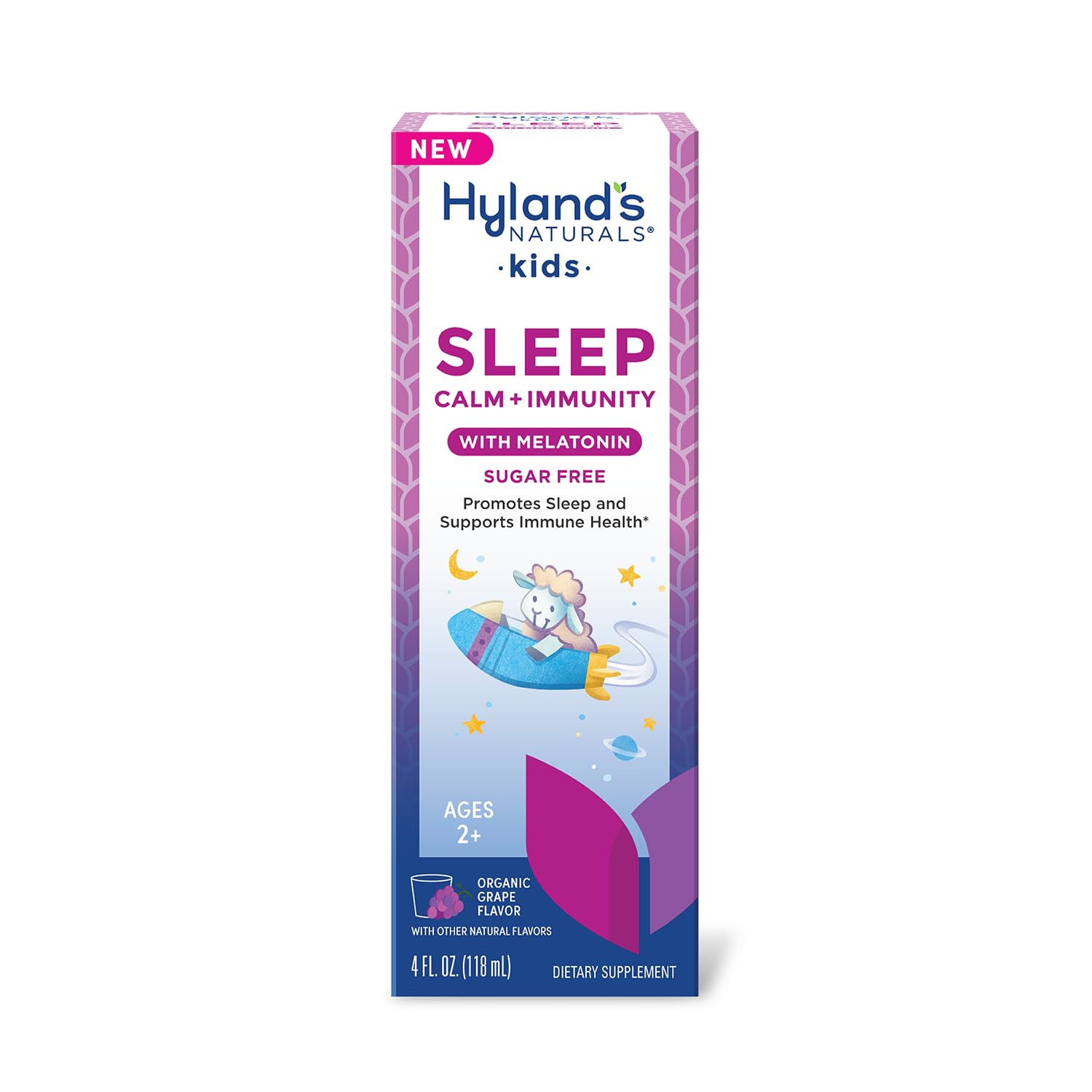 Foto 2 pulgar | Suplemento Hyland's Kids Sleep Calm + Immunity 118 Ml - Venta Internacional.