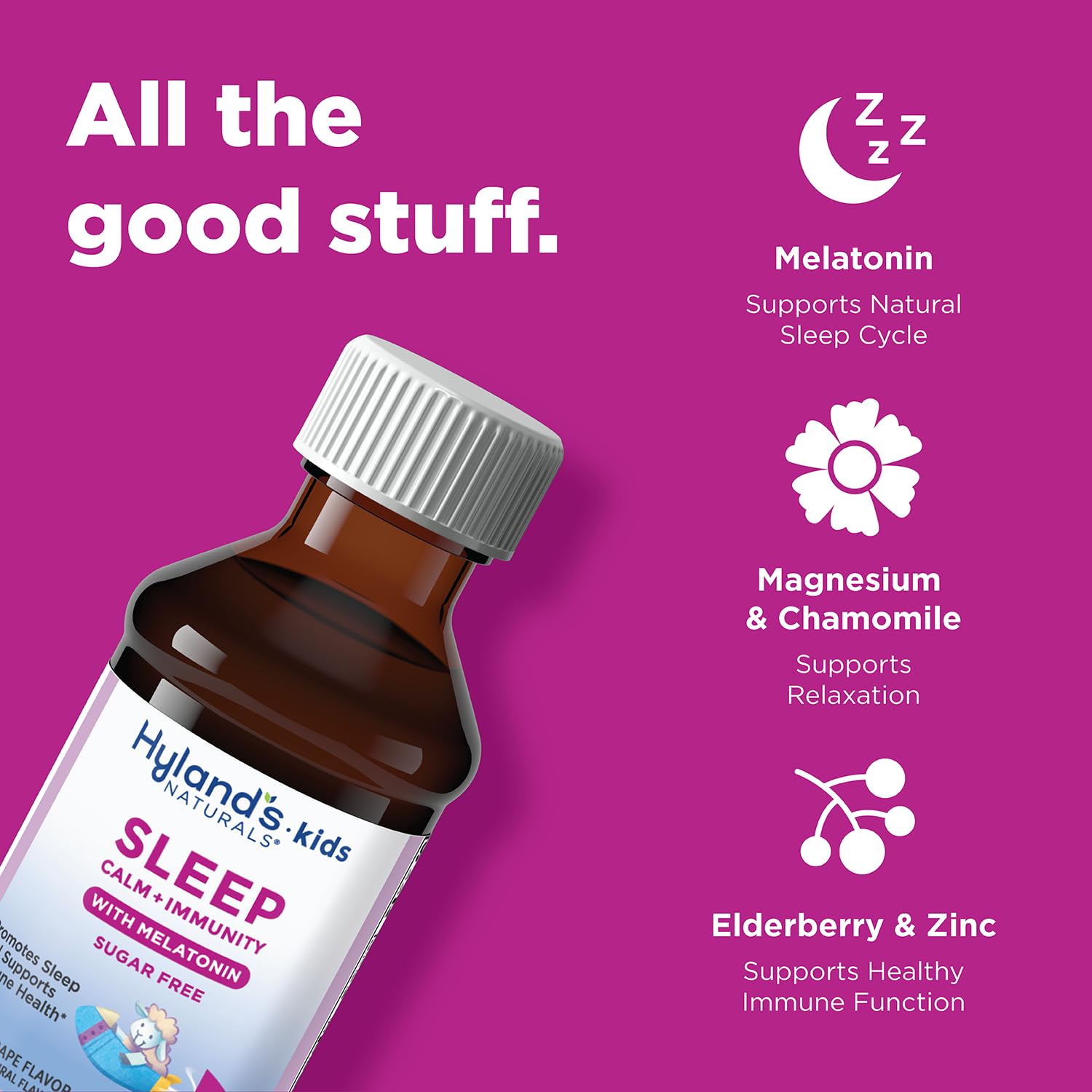 Foto 4 pulgar | Suplemento Hyland's Kids Sleep Calm + Immunity 118 Ml - Venta Internacional.