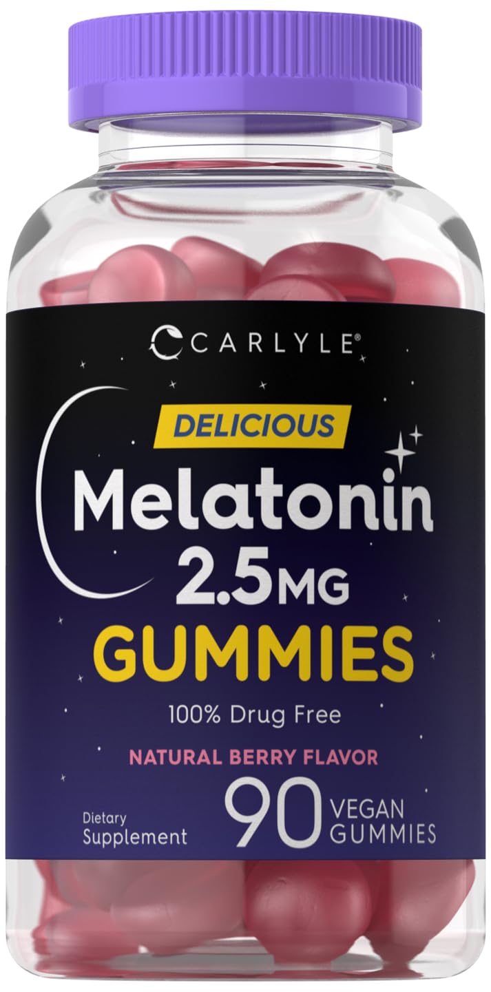 Foto 2 pulgar | Suplemento De Gomitas De Melatonina Carlyle, 2,5 Mg, 90 Unidades - Venta Internacional.