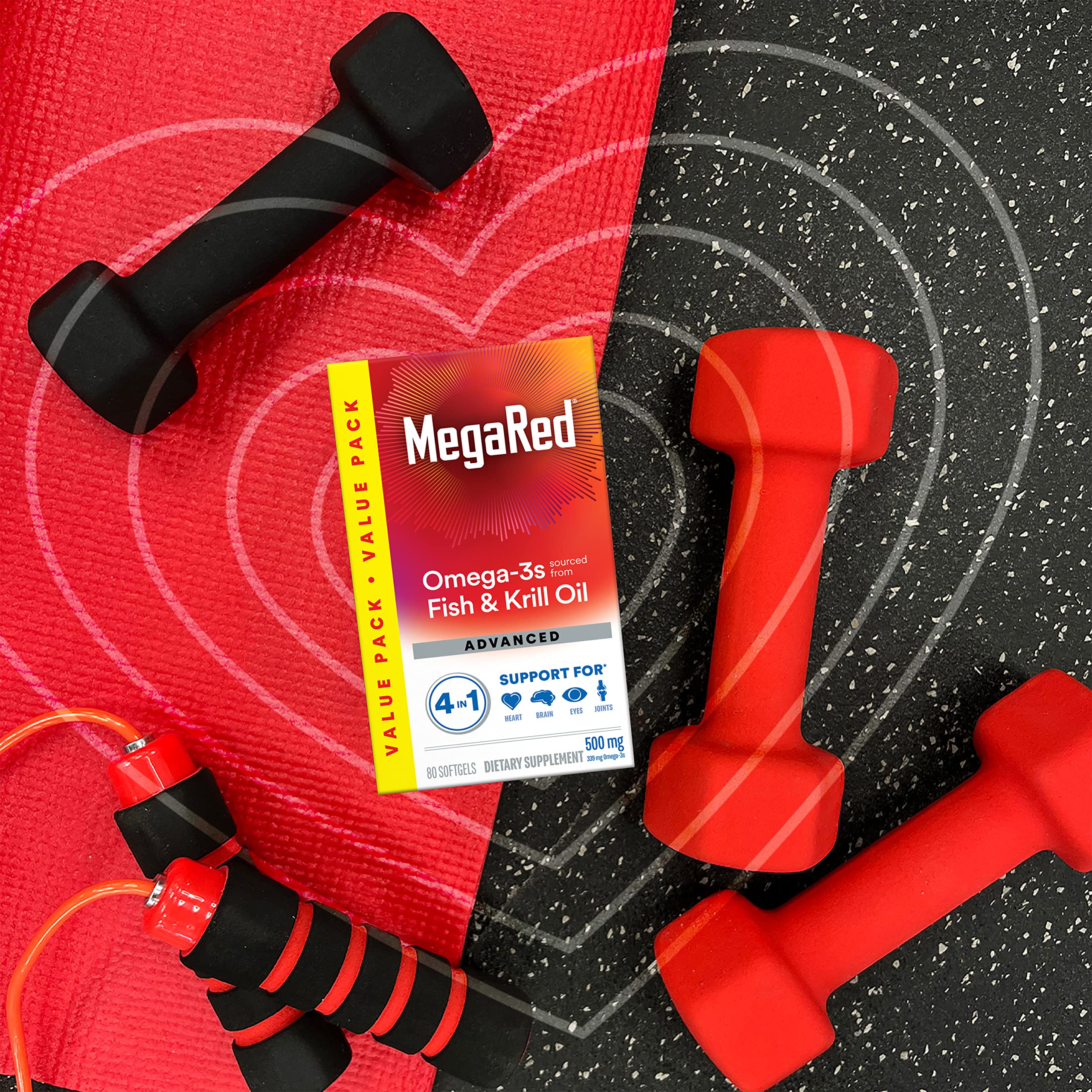 Foto 7 | Suplemento De Aceite De Pescado Megared Omega 3 Y Aceite De Krill Antártico, 80 Unidades - Venta Internacional.