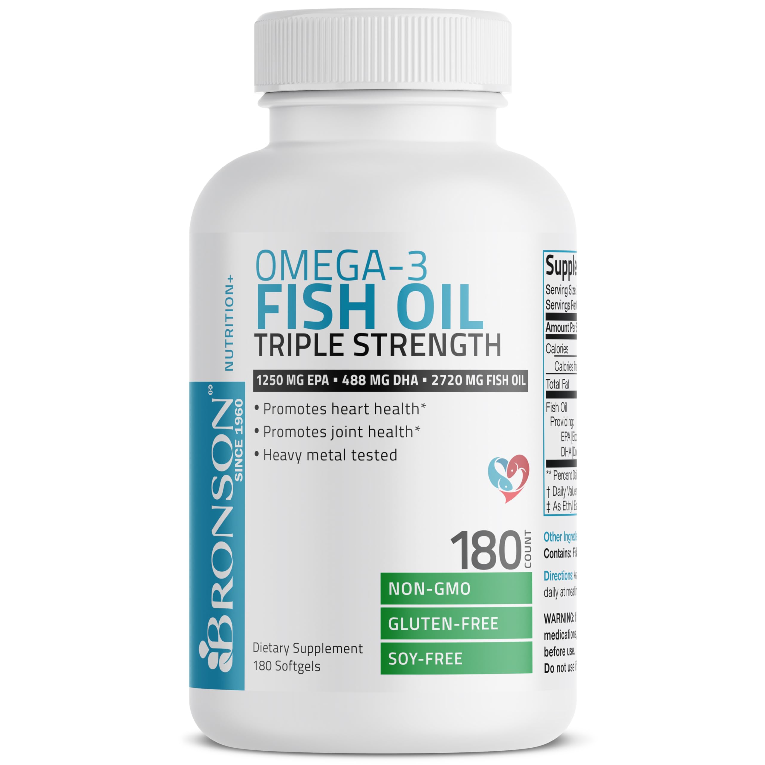 Foto 7 pulgar | Suplemento De Aceite De Pescado Bronson Omega 3 De Triple Concentración 2720 Mg - Venta Internacional.