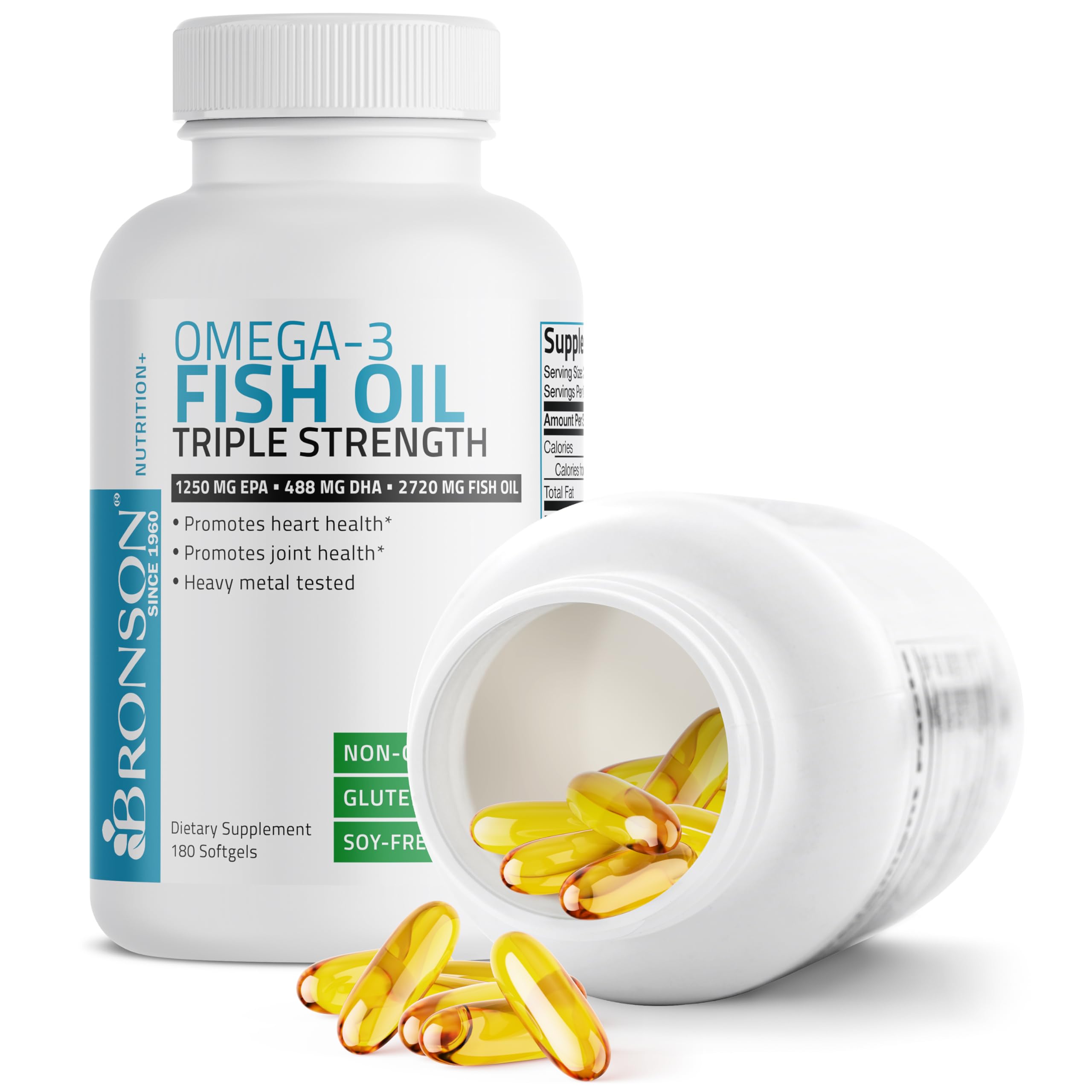 Foto 8 pulgar | Suplemento De Aceite De Pescado Bronson Omega 3 De Triple Concentración 2720 Mg - Venta Internacional.