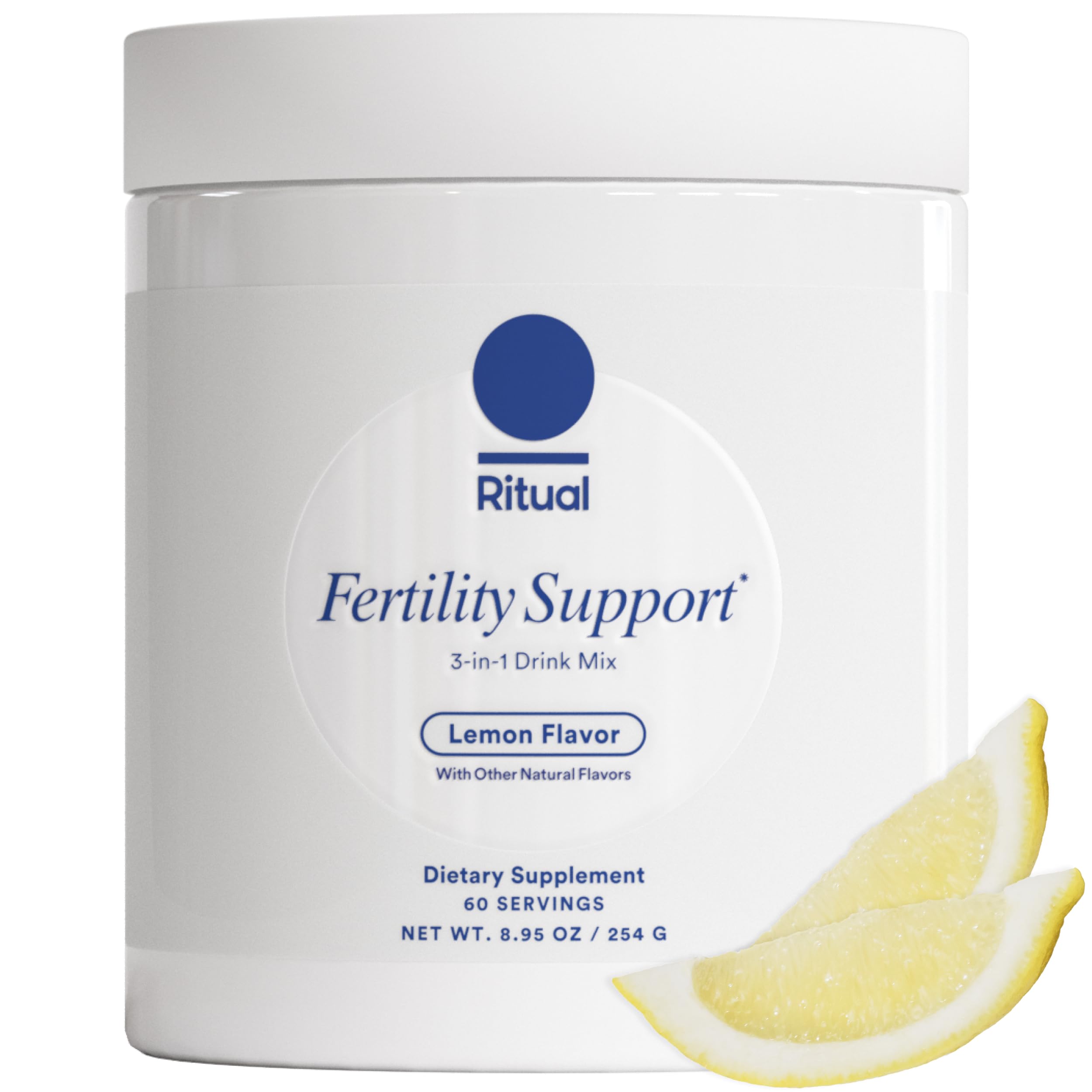 Suplemento Ritual Fertility Support 3 En 1, 60 Porciones - Venta Internacional.