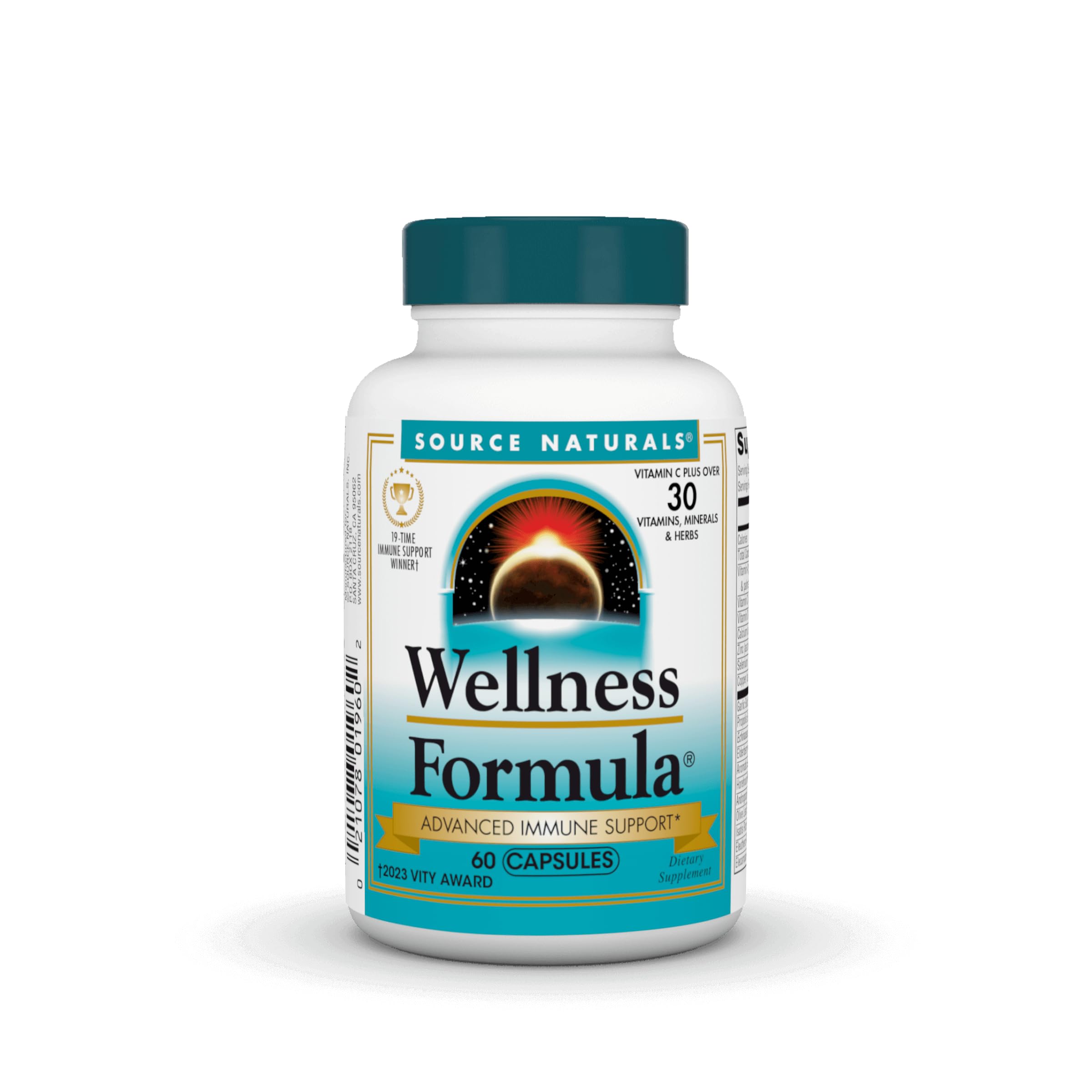 Foto 2 pulgar | Suplemento Dietético Source Naturals Wellness Formula 60 Cápsulas - Venta Internacional.