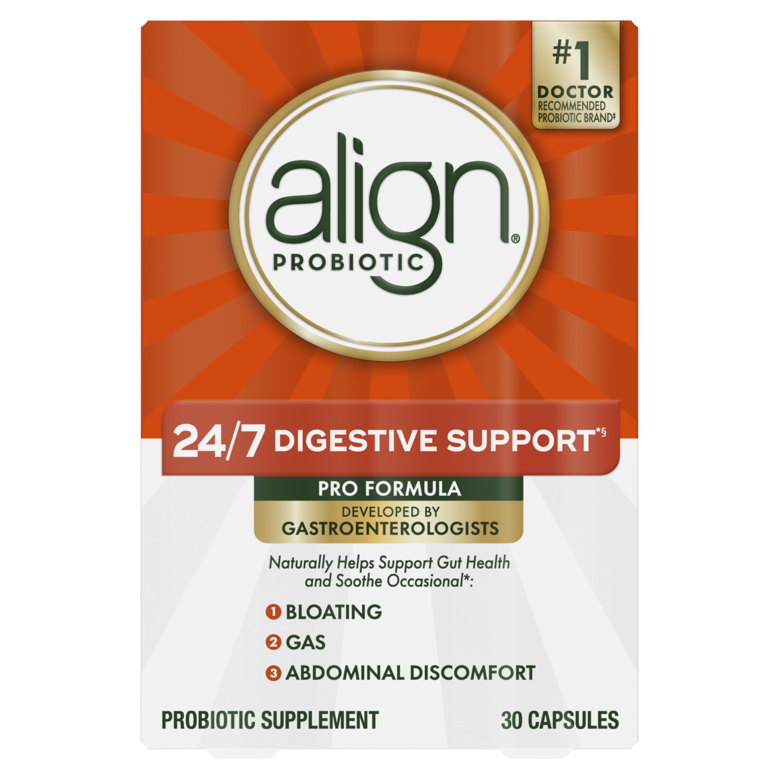 Foto 2 pulgar | Fórmula Probiótica Align Pro Para Mujeres Y Hombres 30 Cápsulas - Venta Internacional.
