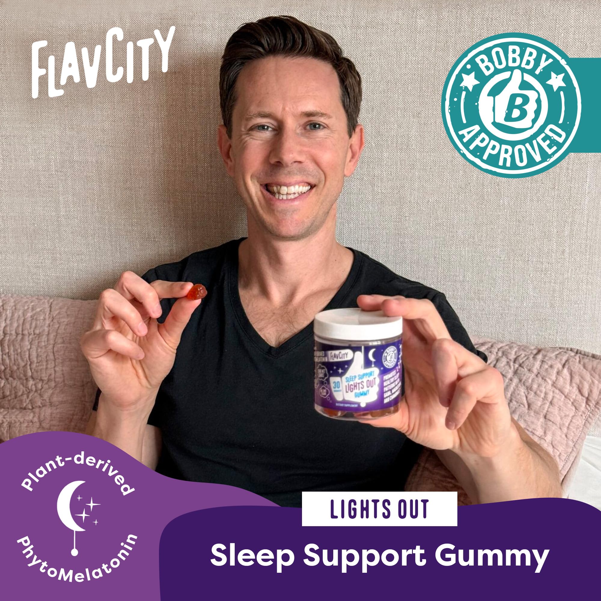 Foto 3 pulgar | Gomitas Sleep Support Flavcity Con Melatonina Para Adultos, 30 Días - Venta Internacional.