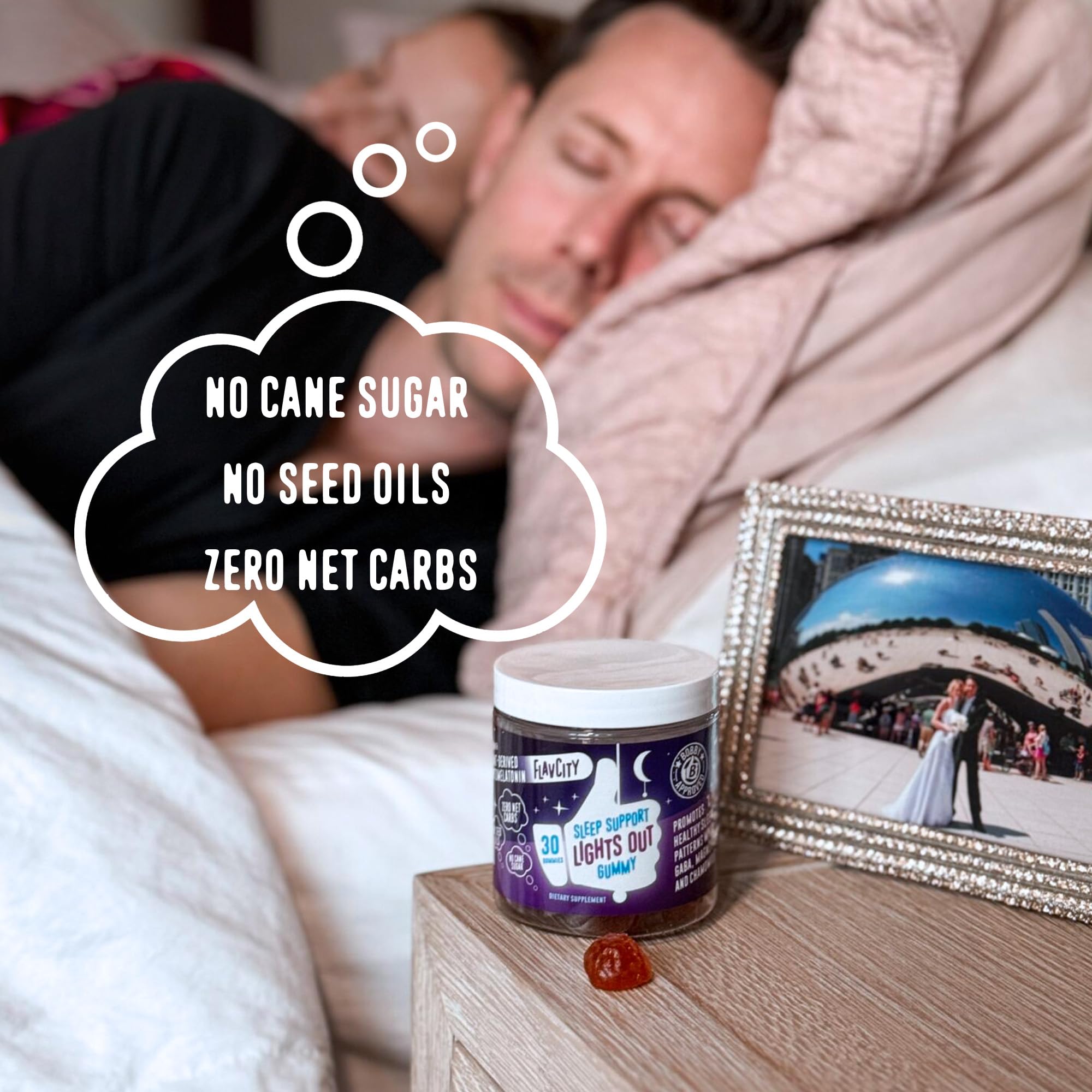 Foto 4 pulgar | Gomitas Sleep Support Flavcity Con Melatonina Para Adultos, 30 Días - Venta Internacional.