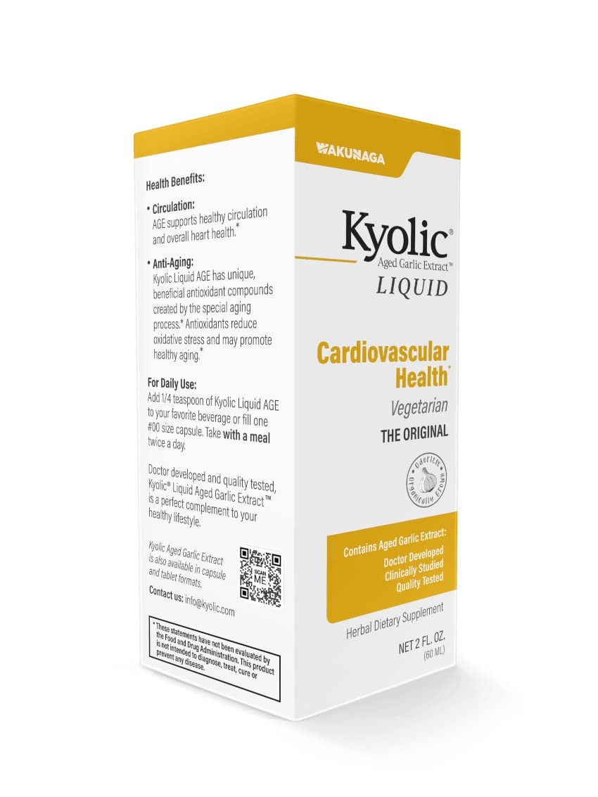 Foto 4 pulgar | Suplemento Líquido De Extracto De Ajo Envejecido Kyolic 60 Ml - Venta Internacional.